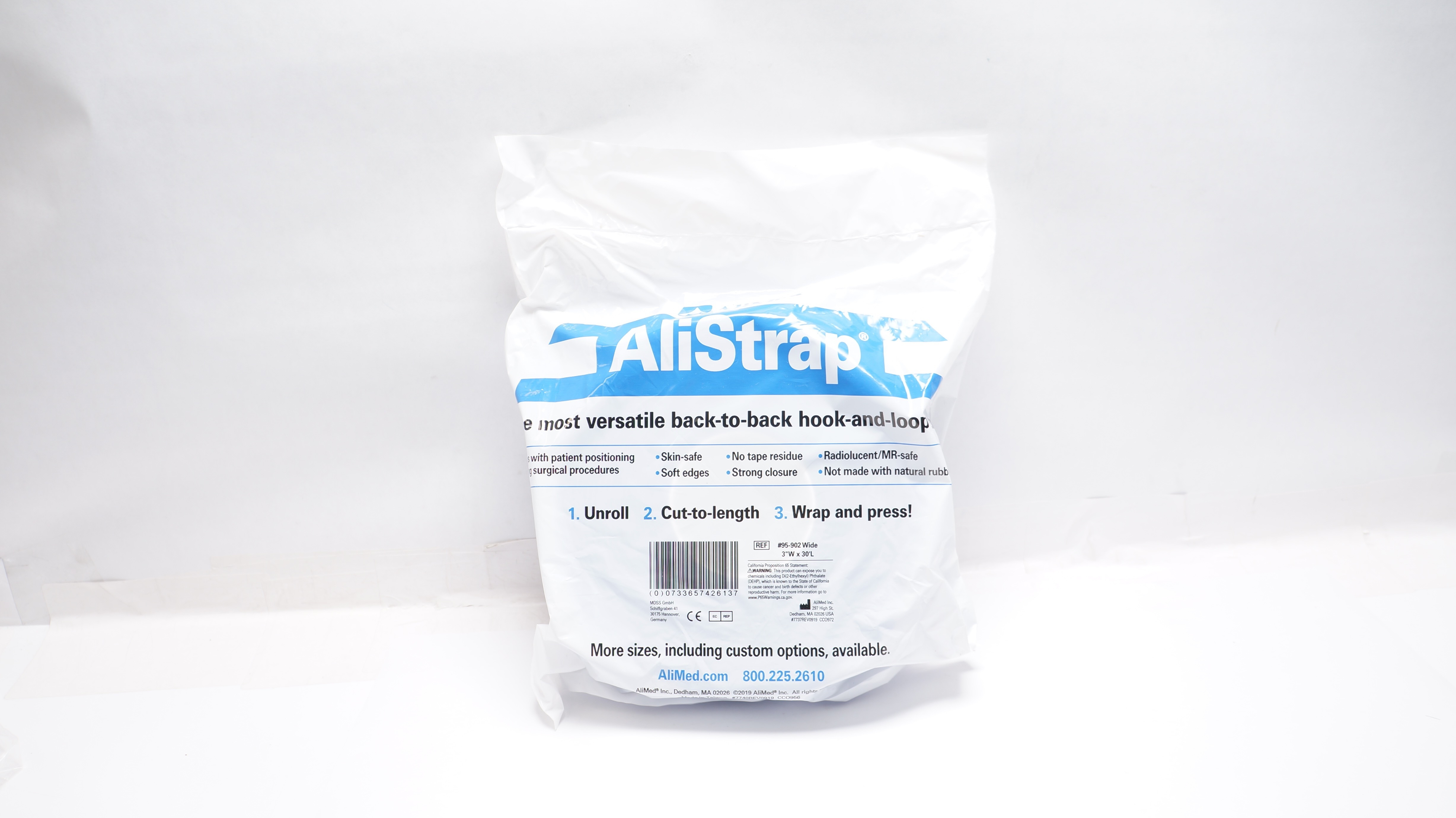 AliMed 95-902 AliStrap Hook and Loop Roll 3inchx 30inch