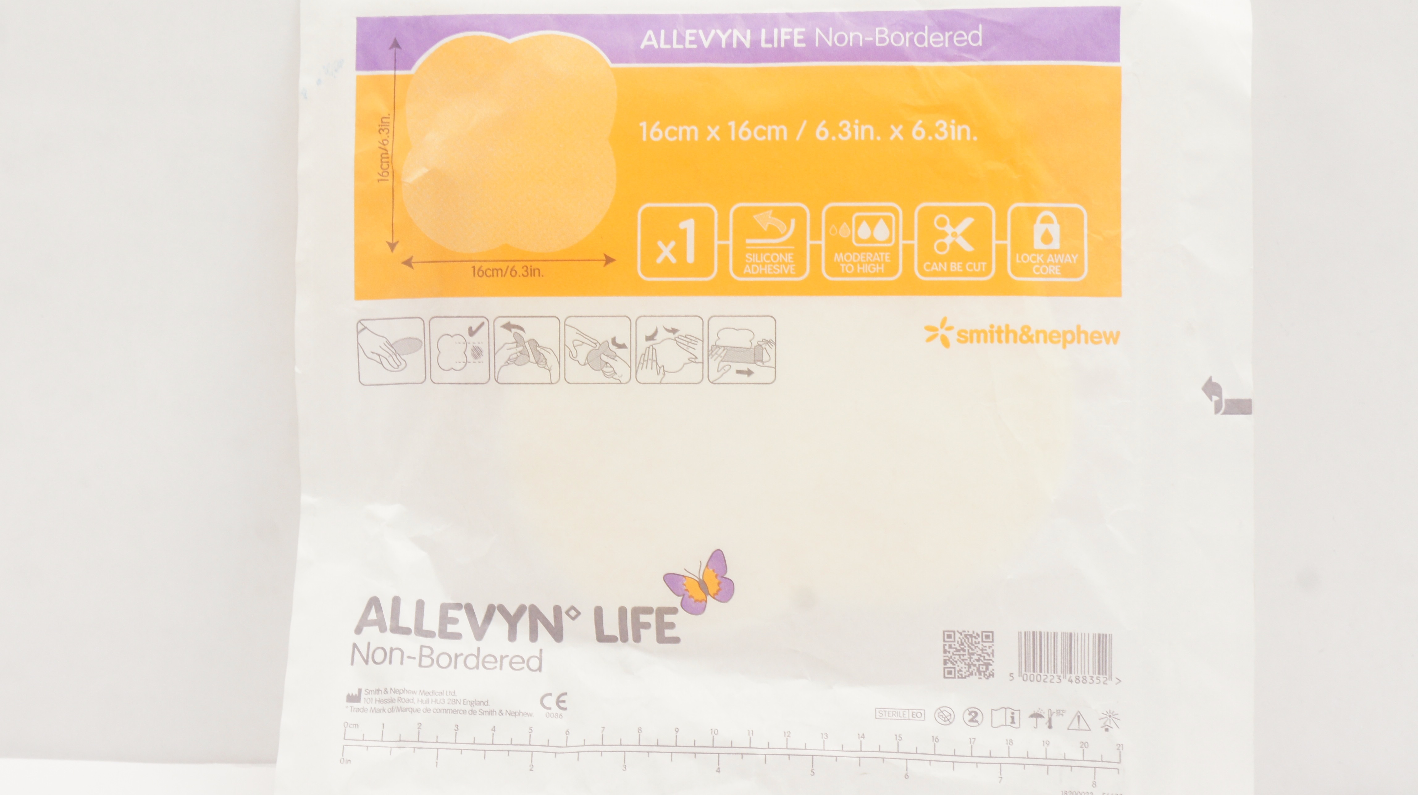 Smith&Nephew 66801749 Allevyn-Life Non-Bordered 6.3inch x 6.3inch (x)