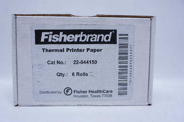 Fisher HealthCare 22-044150 Fisherbrand Thermal Printer Paper - Box of 6
