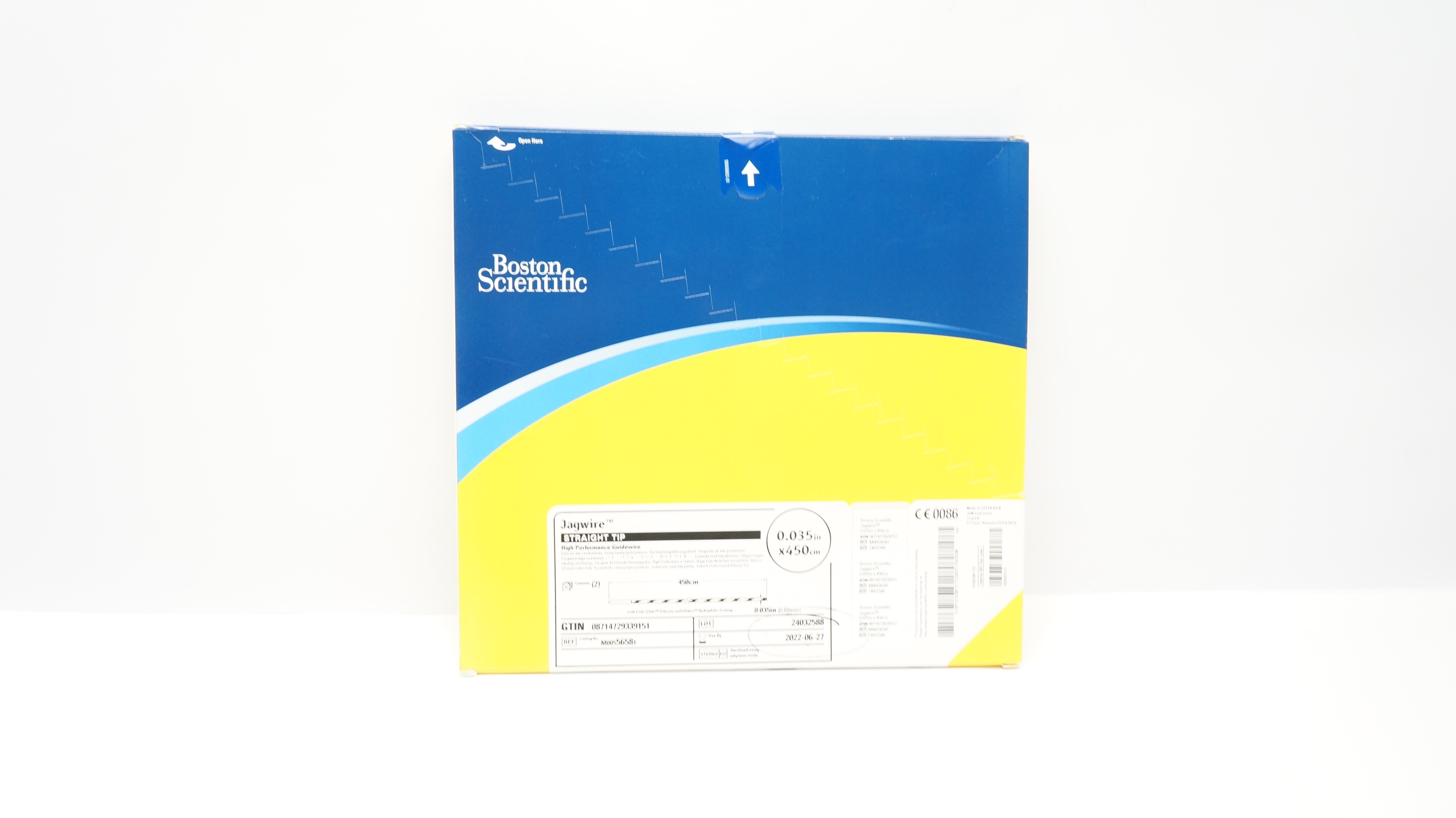 Boston Scientific 5658 High Performance Guidwire 0.035inch x 450cm (x) -Box of 2