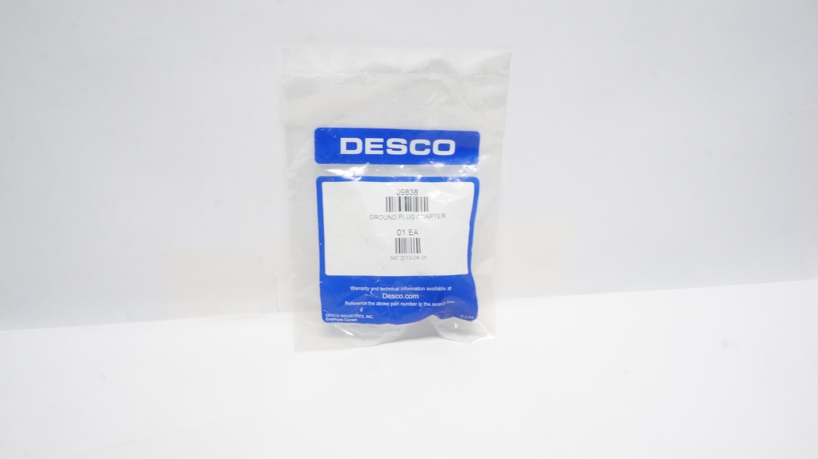Desco 09838 Ground Plug Adapter