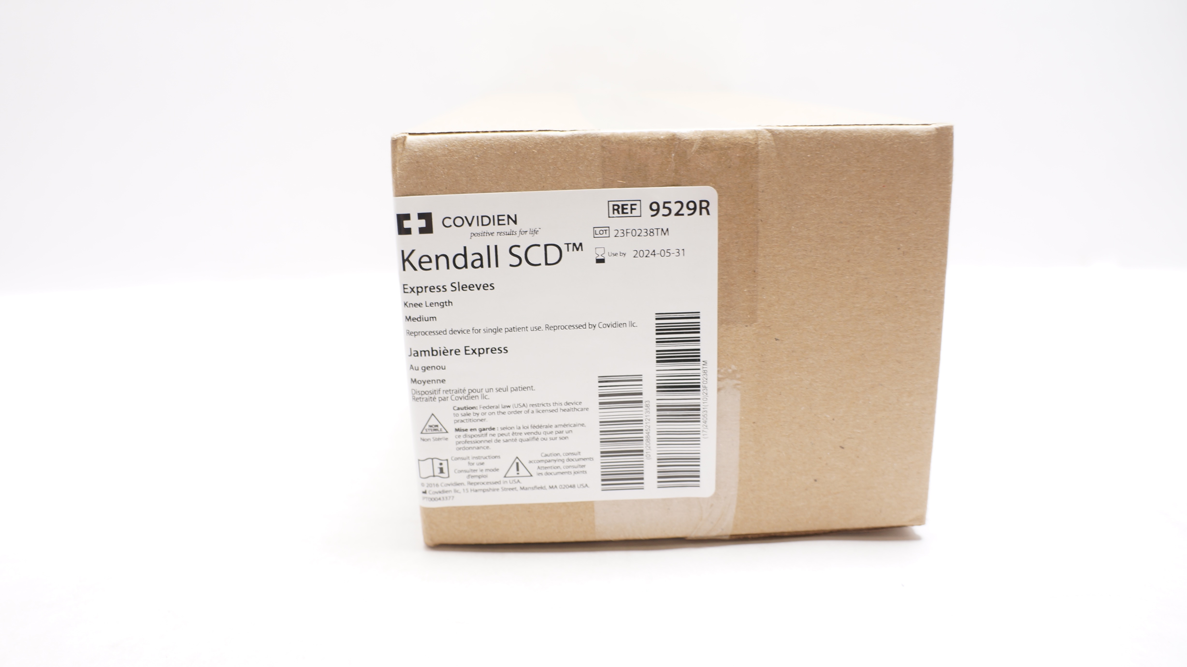 Covidien 9529R Kendall SCD Express Sleeves Knee Length, Medium  - Case of 5