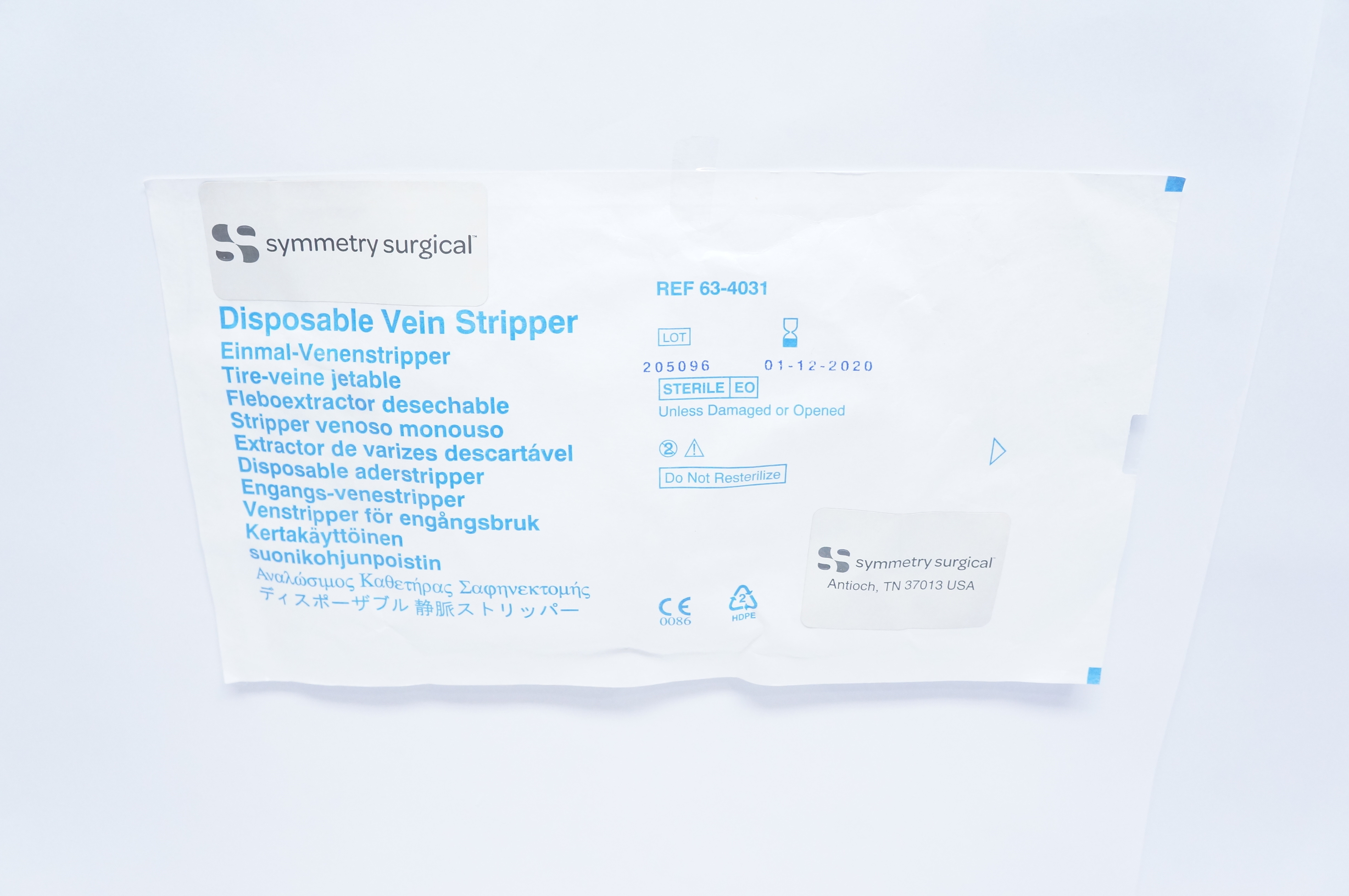 Symmetry Surgical 63-4031 Disposable Vein Stripper