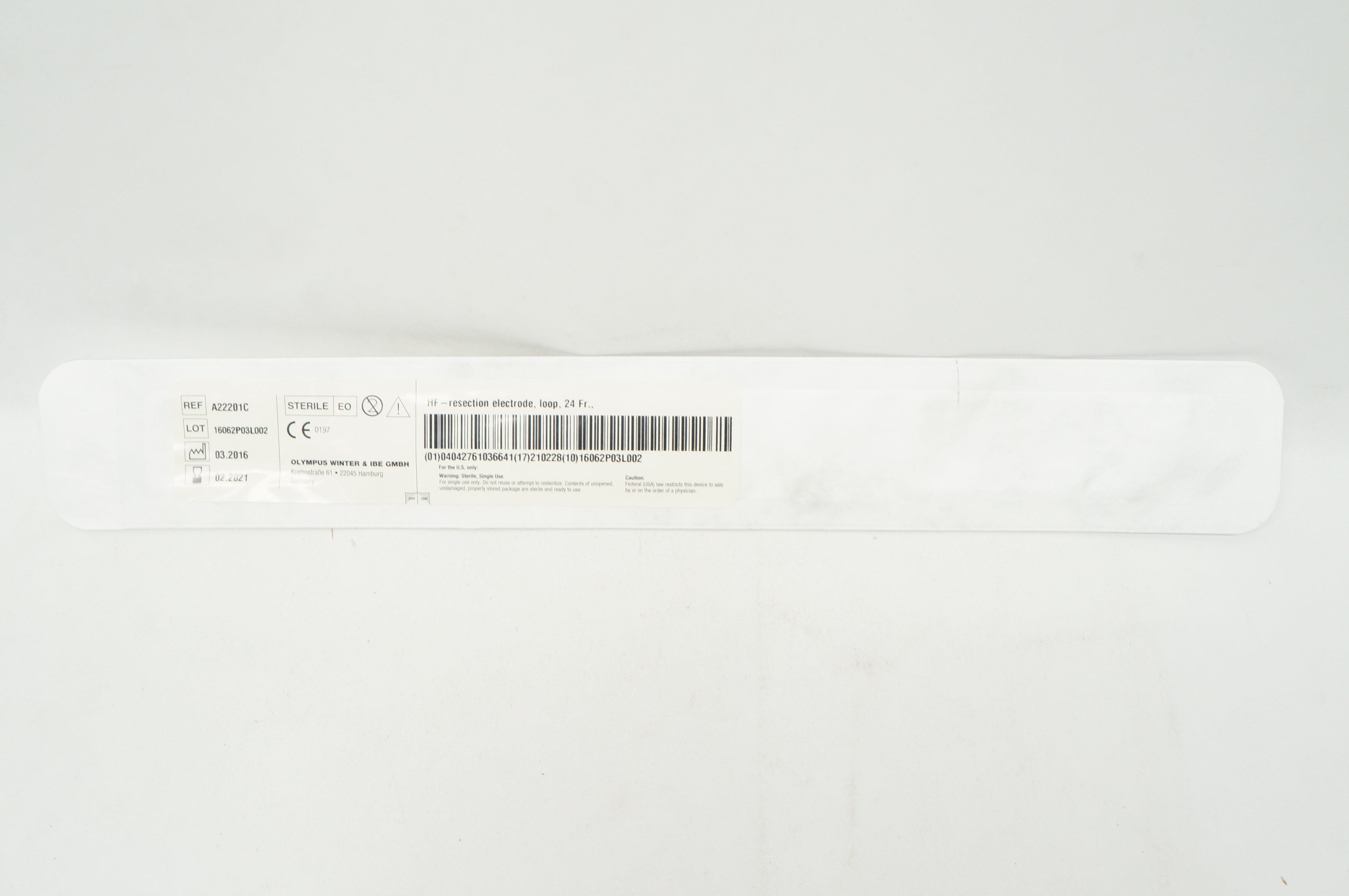 Olympus A22201C HF-Resection Electrode Loop 24 Fr (x)