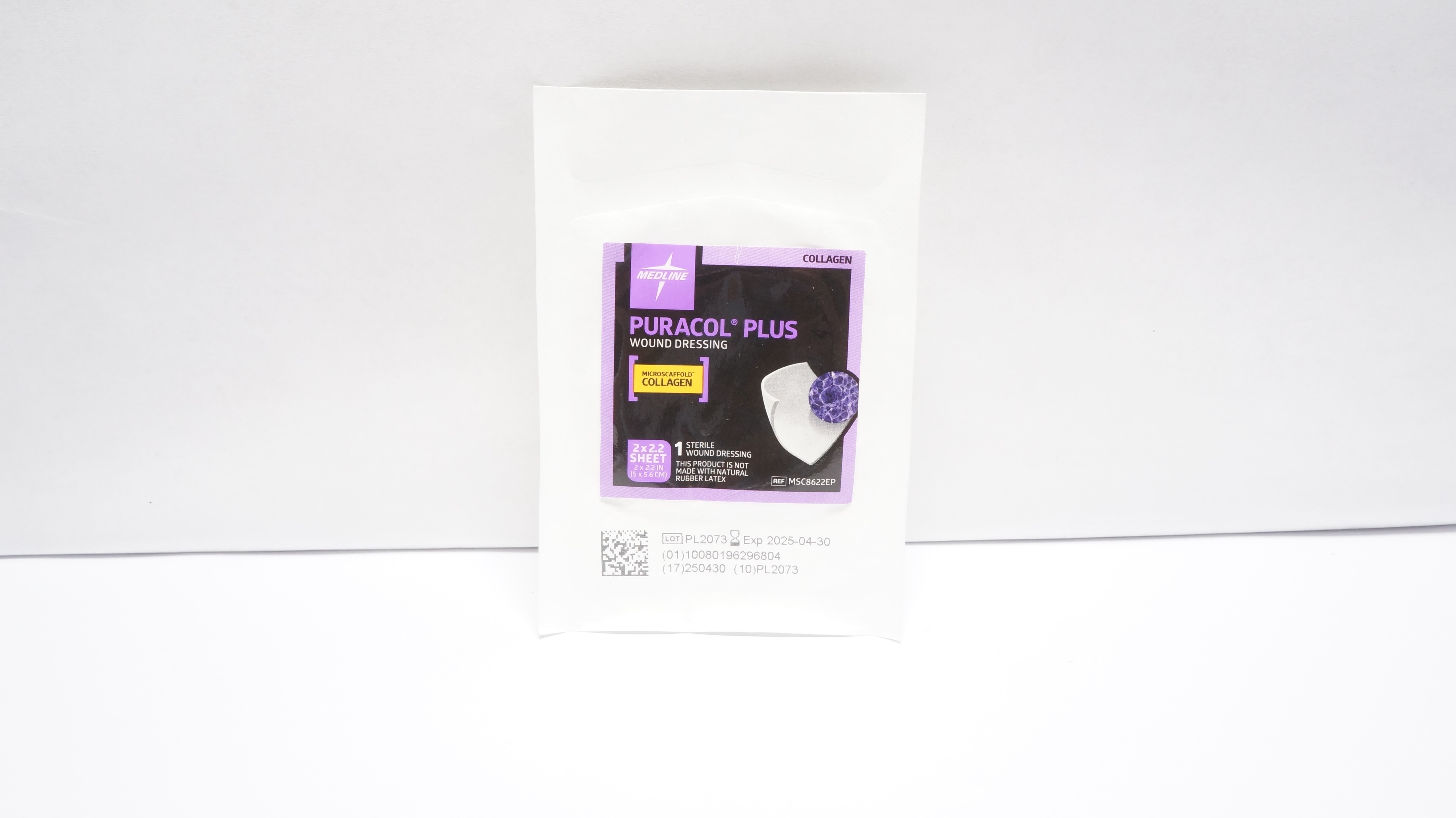 Medline MSC8622EP Puracol Plus Wound Dressing 2 x 2.2inch (x)