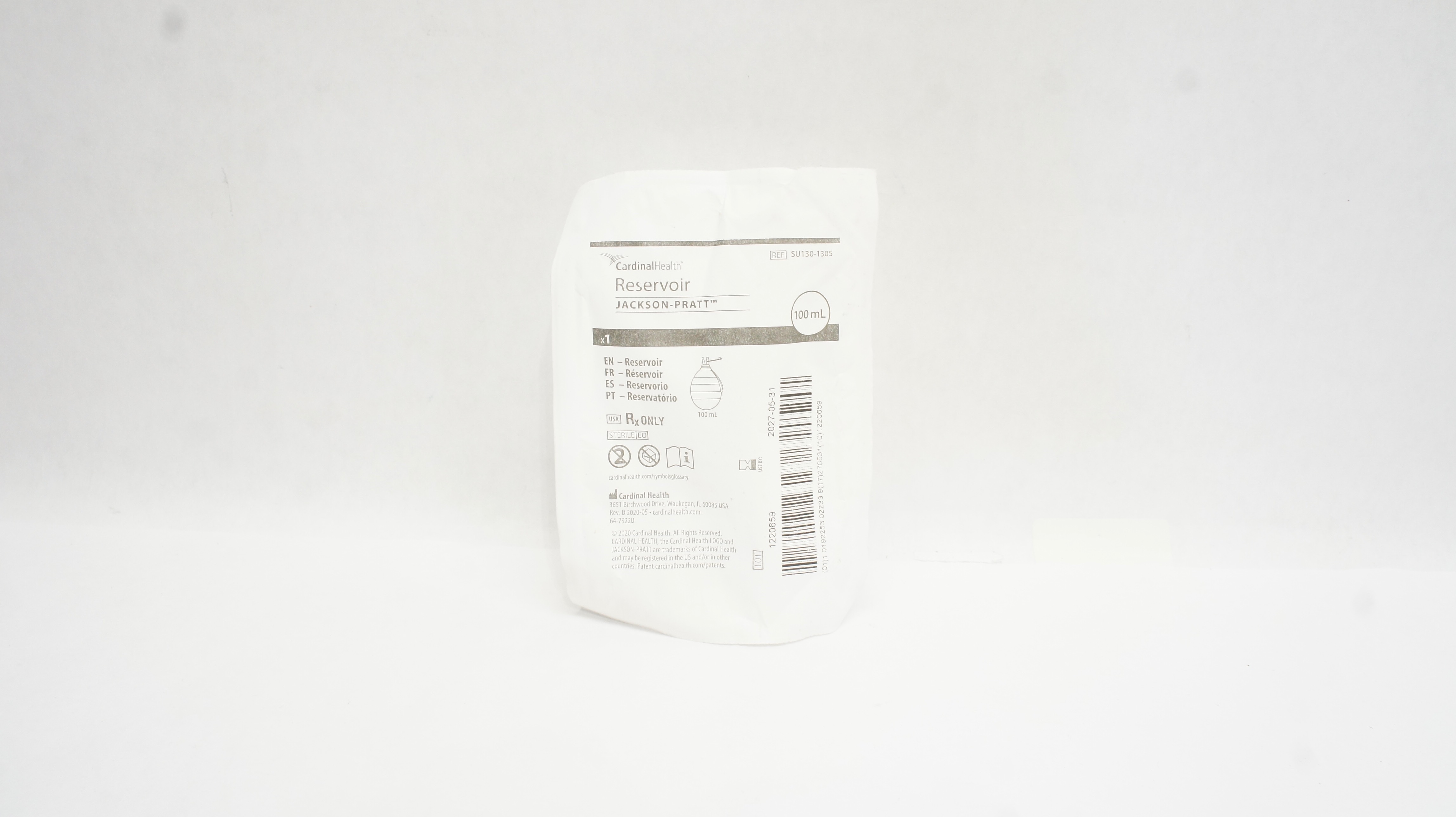 Cardinal Health SU130-1305 Jackson-Pratt Reservoir, 100mL