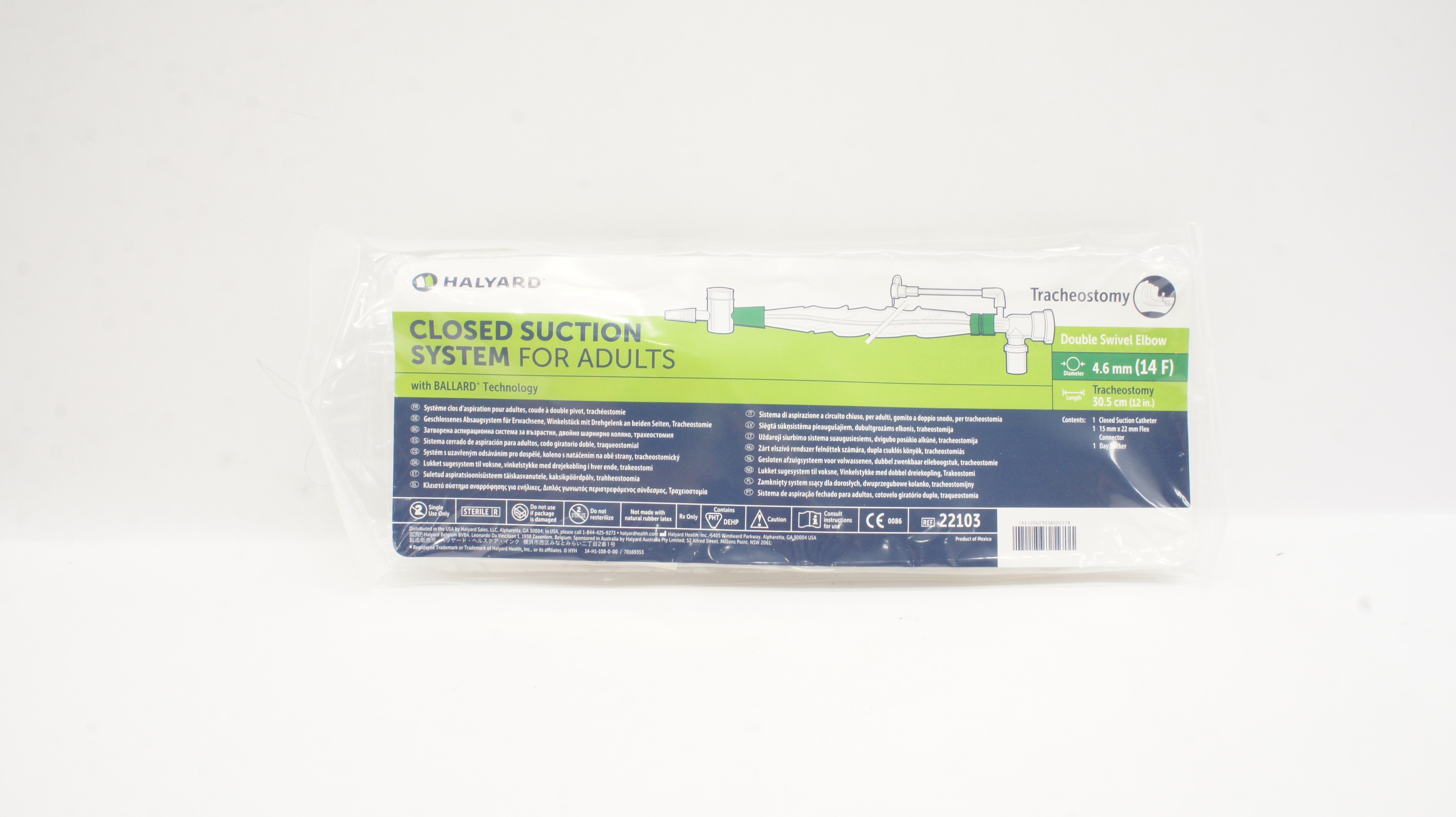 Avanos 22103 Ballard Closed Suction System Adults