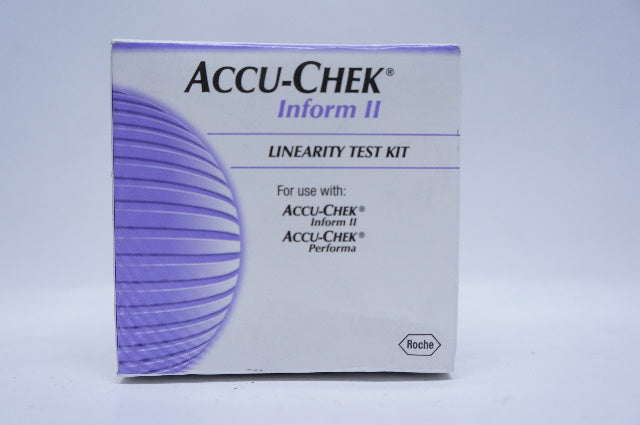 Accu-Chek 05871166001 Inform II Linearity Test Kit 6 x 2.5mL Bottles