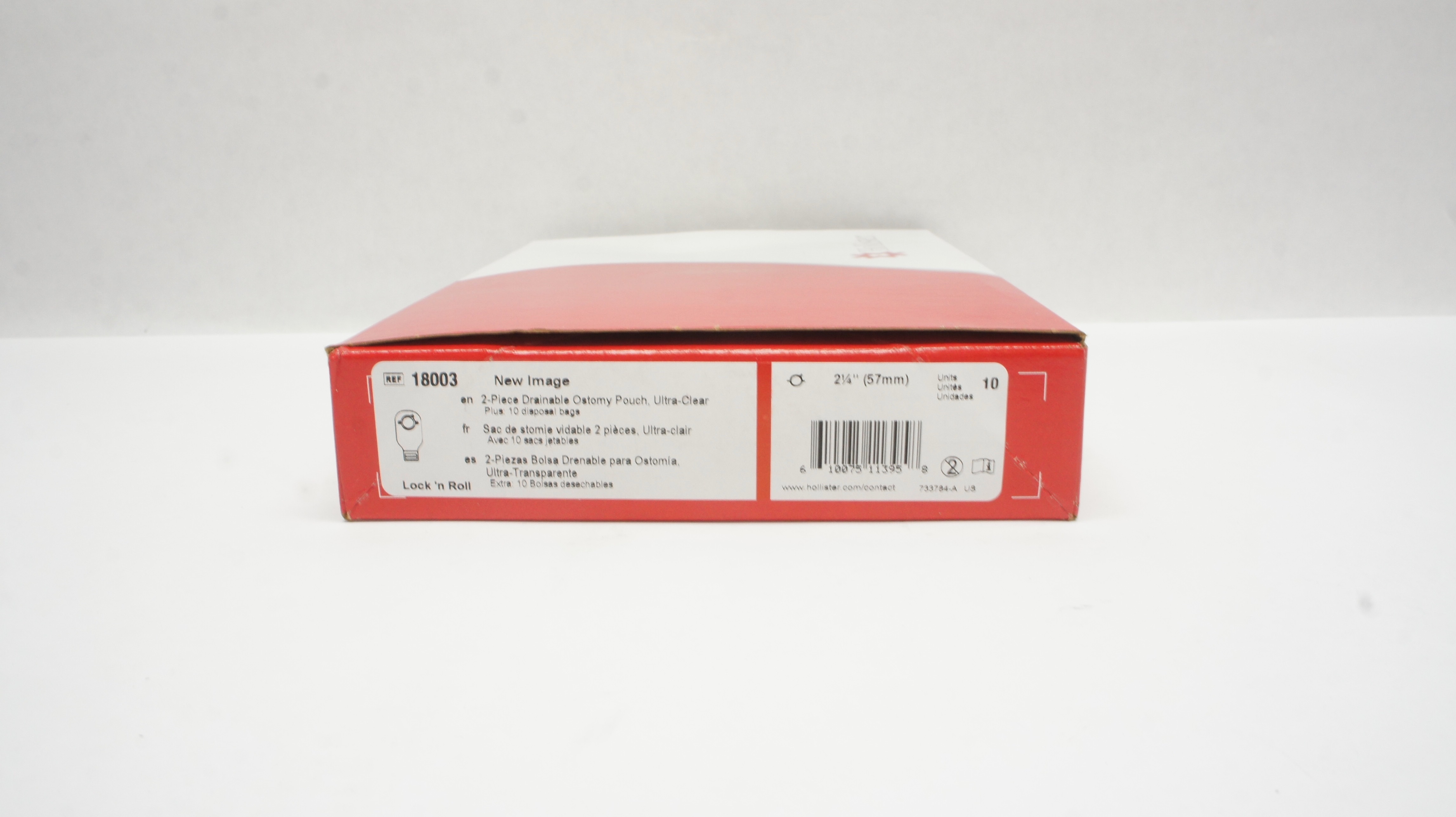 Hollister 18003 New Image 2-Piece Drainable Ostomy Pouch - Box of 10