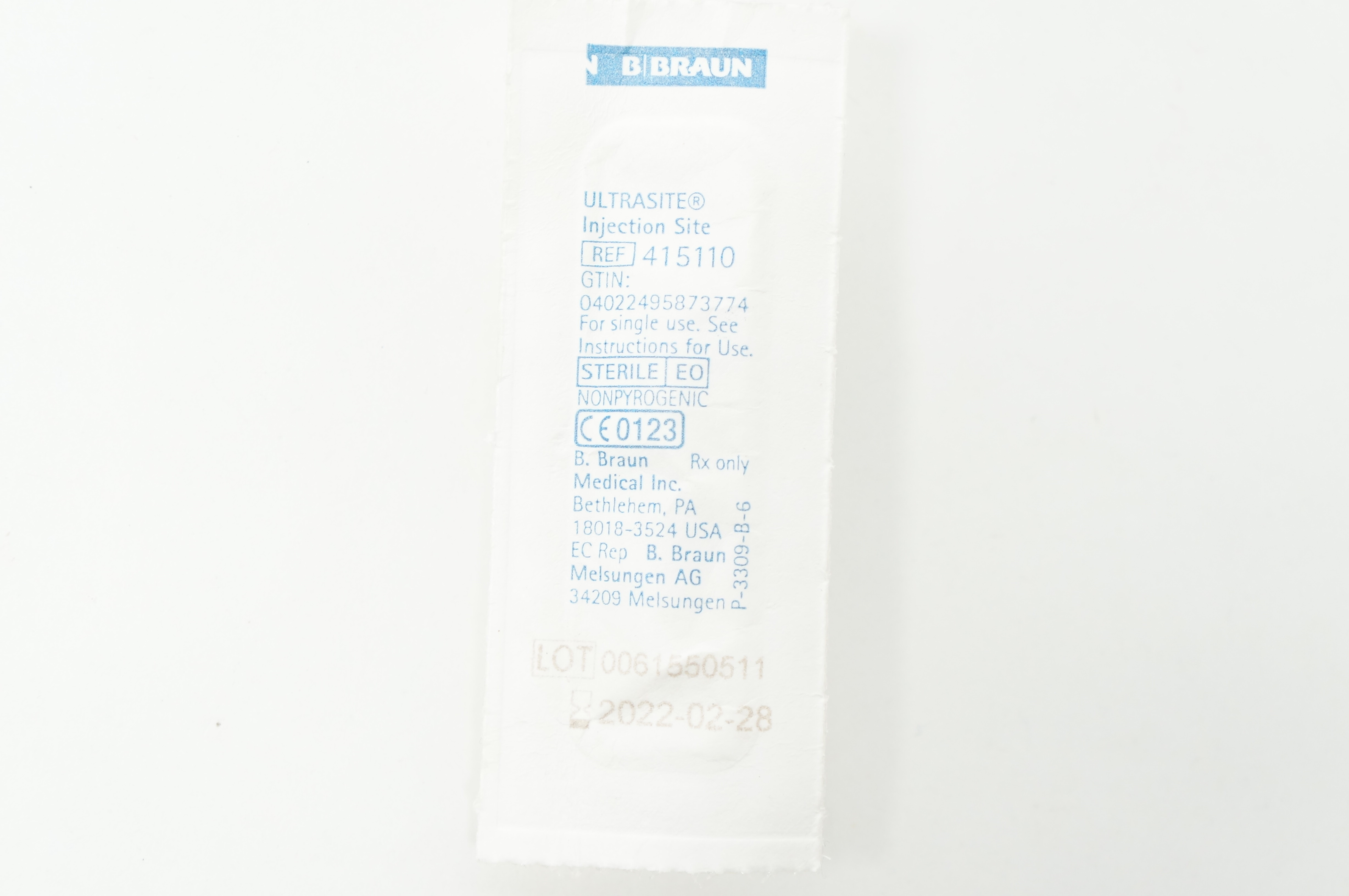 Braun 415110 ULTRASITE Injection Site (x)