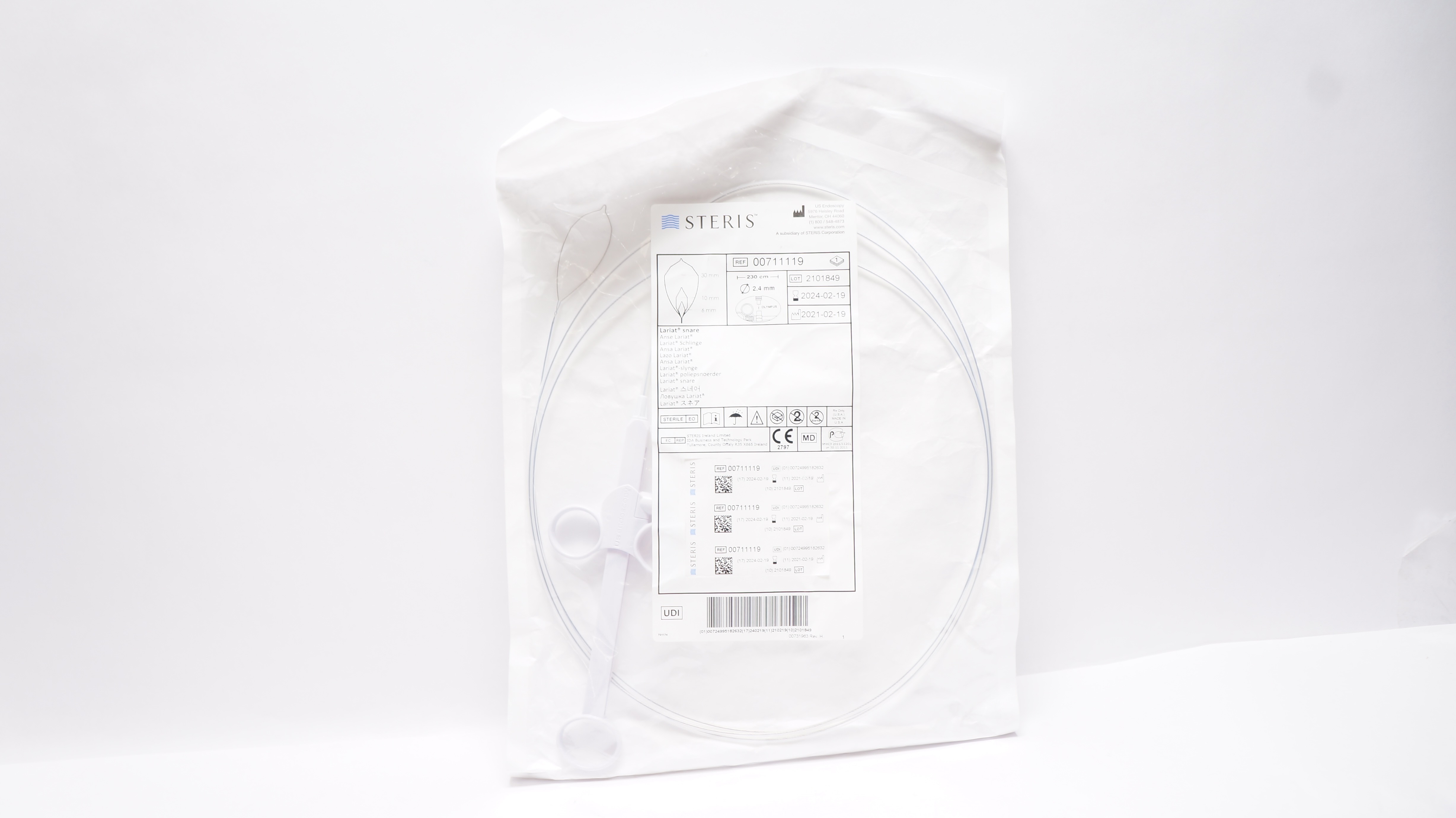 US Endoscopy 00711119 Lariant Snare 230cm x 2.4mm