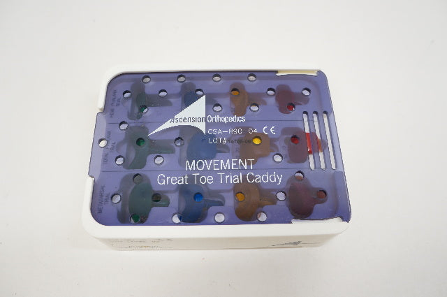 Ascension Orthopedics CSA-890-04 MOVEMENT Great Toe Trial Caddy