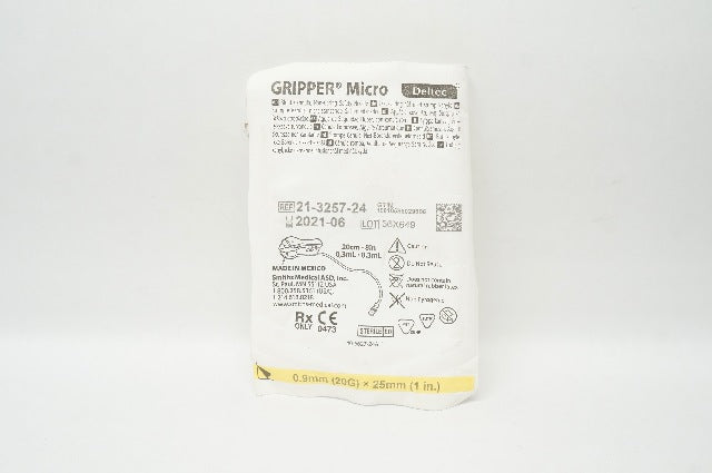 Smiths Medical 21-3257-24 Deltec Gripper Micro Blunt Cannula 8 inch x 0.3 mL (x)