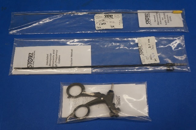 Karl Storz 33451MR Click Line MANHES Dissecting and Grasping Forceps, Size 5 mm