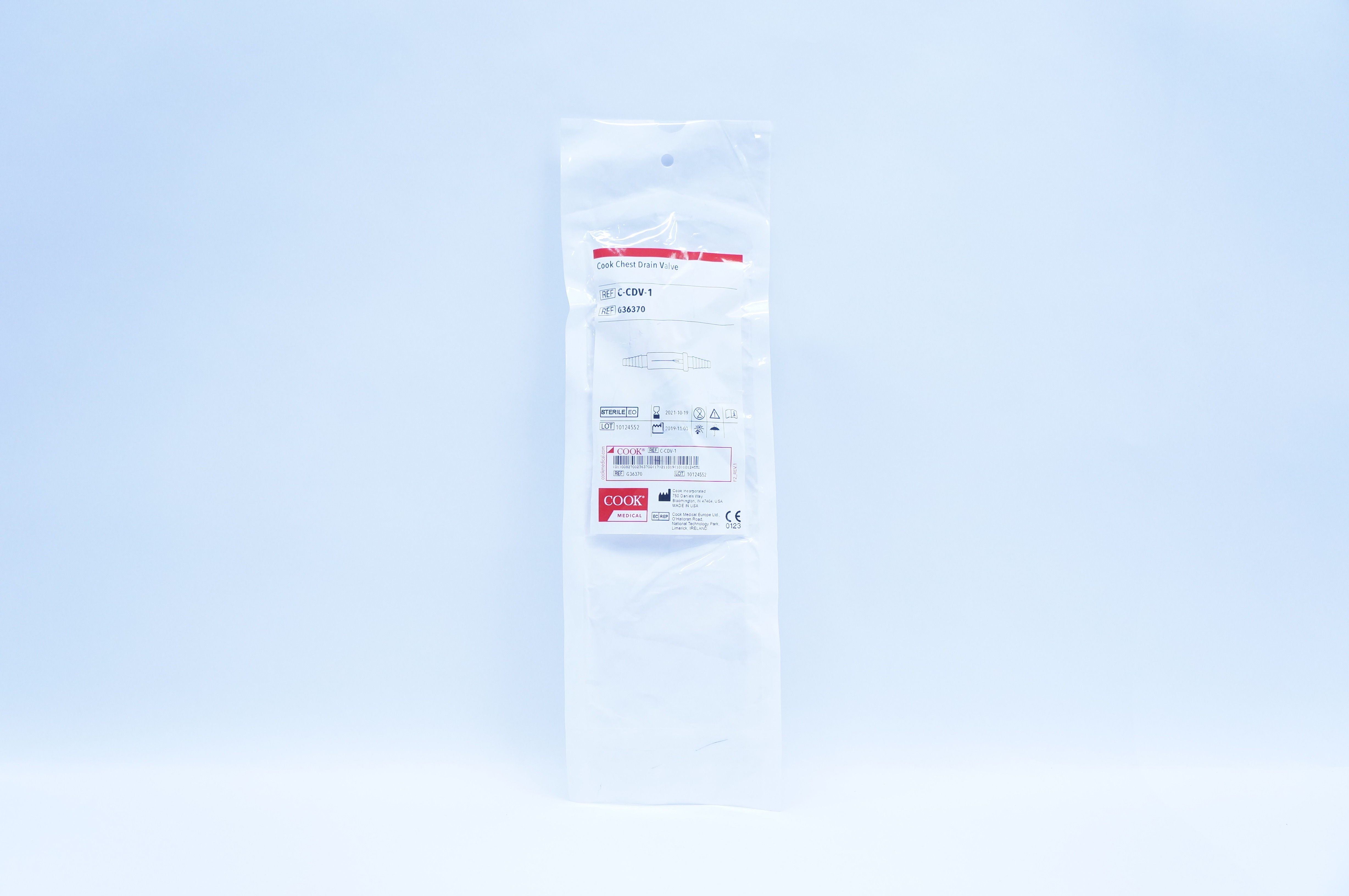 Cook Medical G36370 Cook Chest Drain Valve