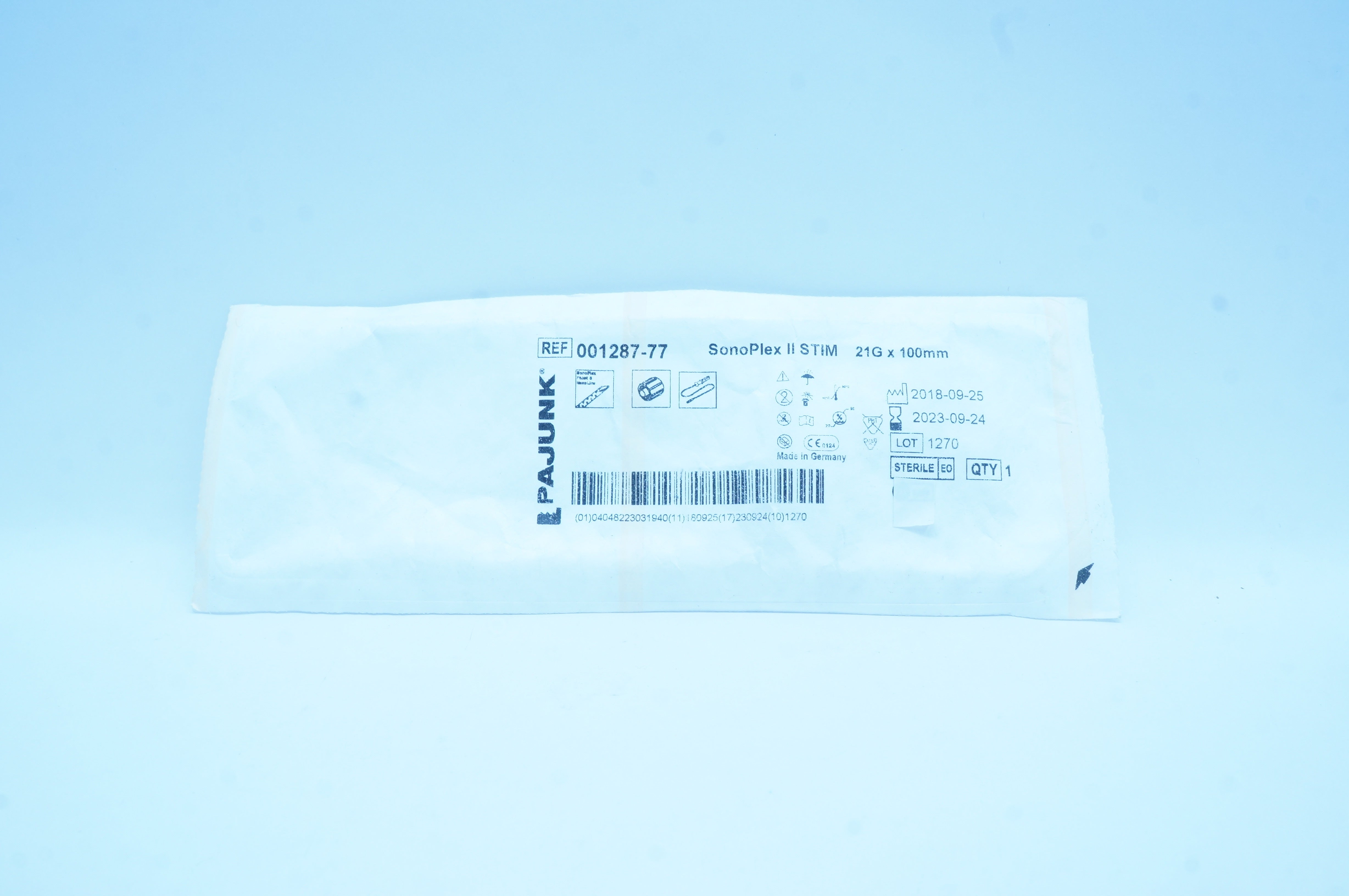 Pajunk 001287-77 SonoPlex II STIM 21G x 100mm