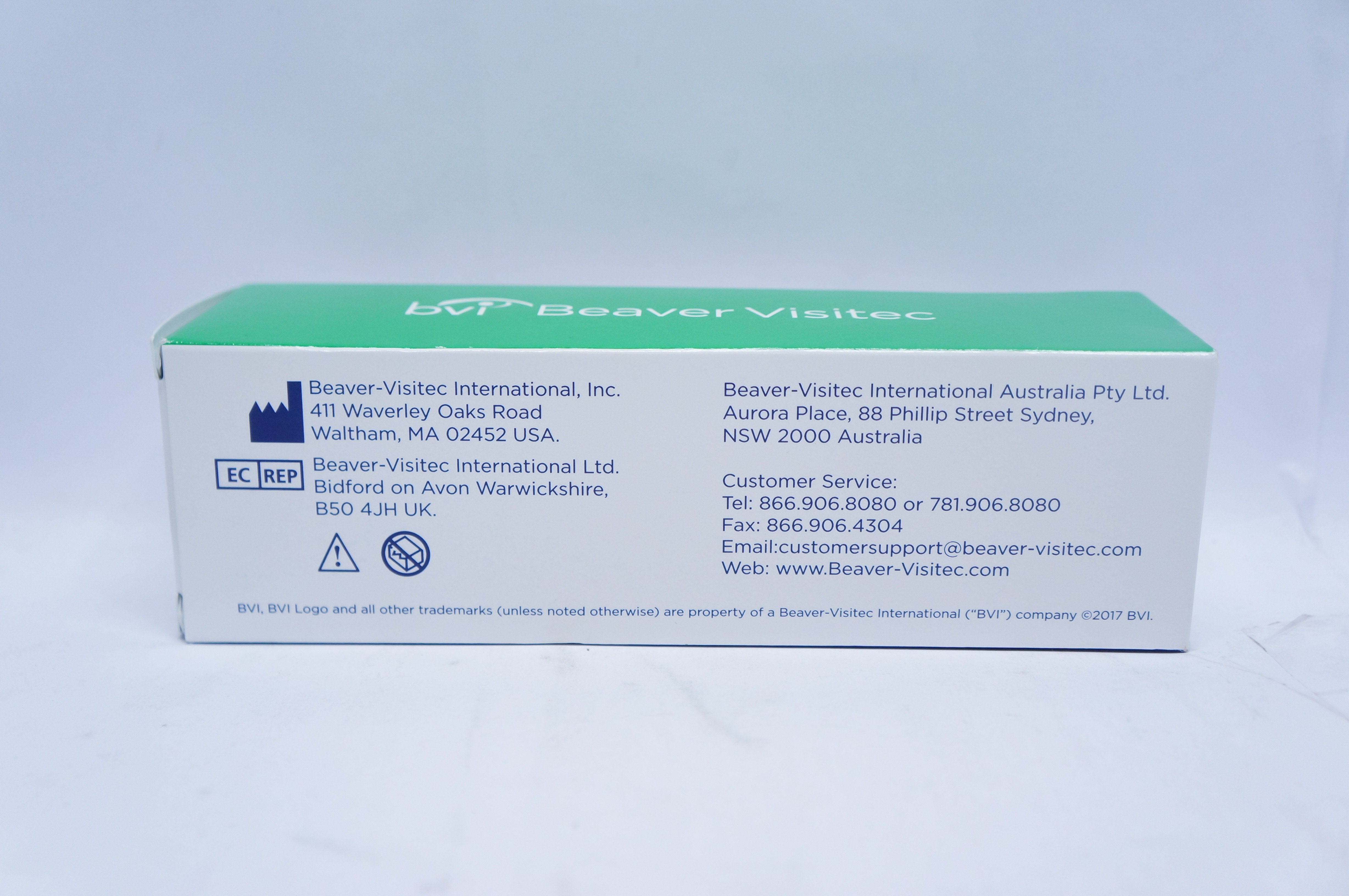 BVI 221265 Wet-Field Eraser 20-23 GA Tapered Fine Tip Straight - Box of 5