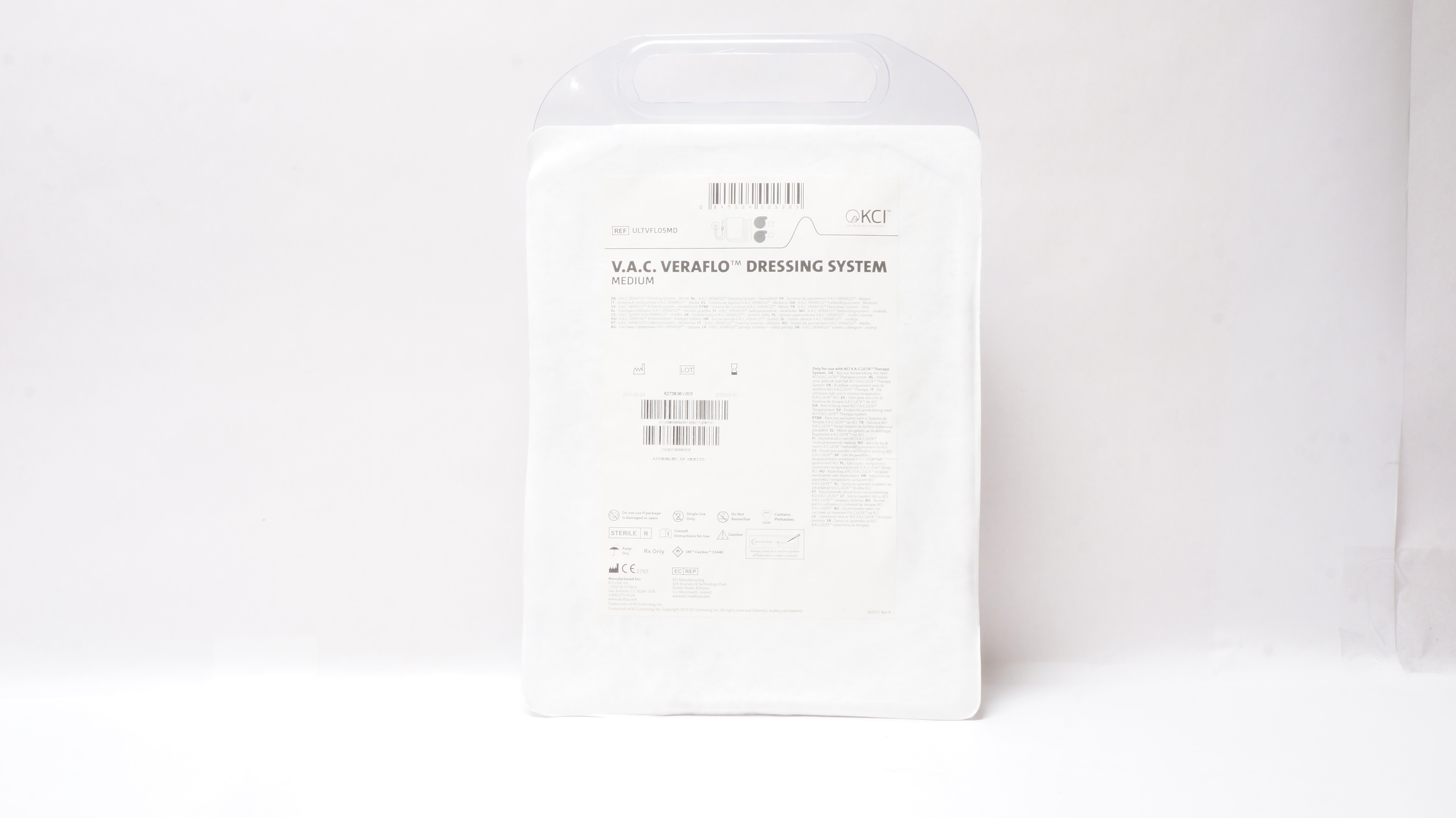 KCI ULTVFLO5MD V.A.C. Veraflo Dressing System, Medium (x)