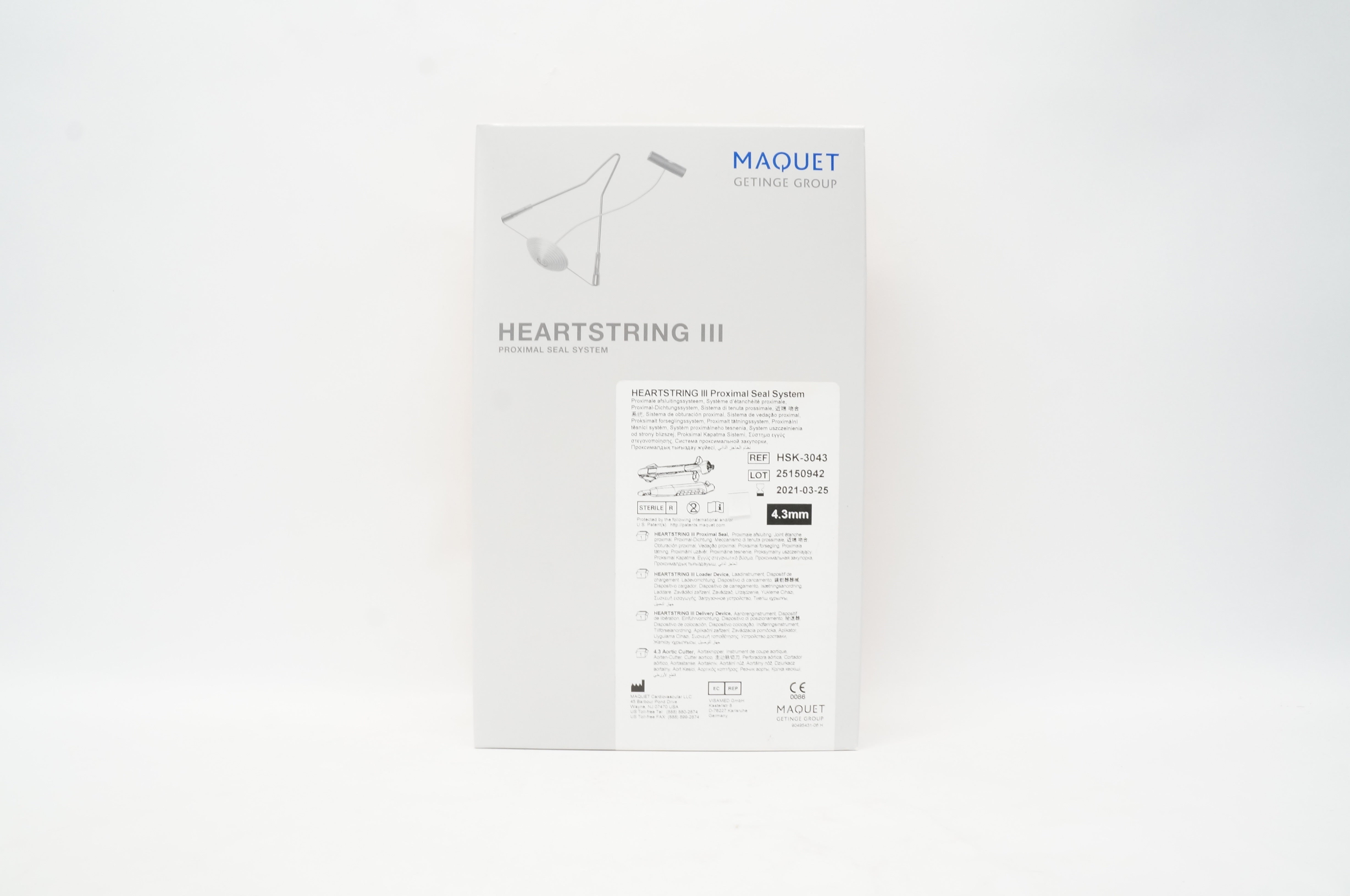 Maquet HSK-3043 HEARTSTRING III Proximal Seal System 4.3 mm (x)