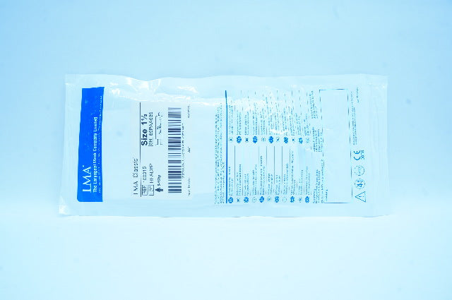 LMA 100015 Classic Laryngeal Mask Airway, Size: 1 1/2, 5-10kg Air 7ml/60cm H2O
