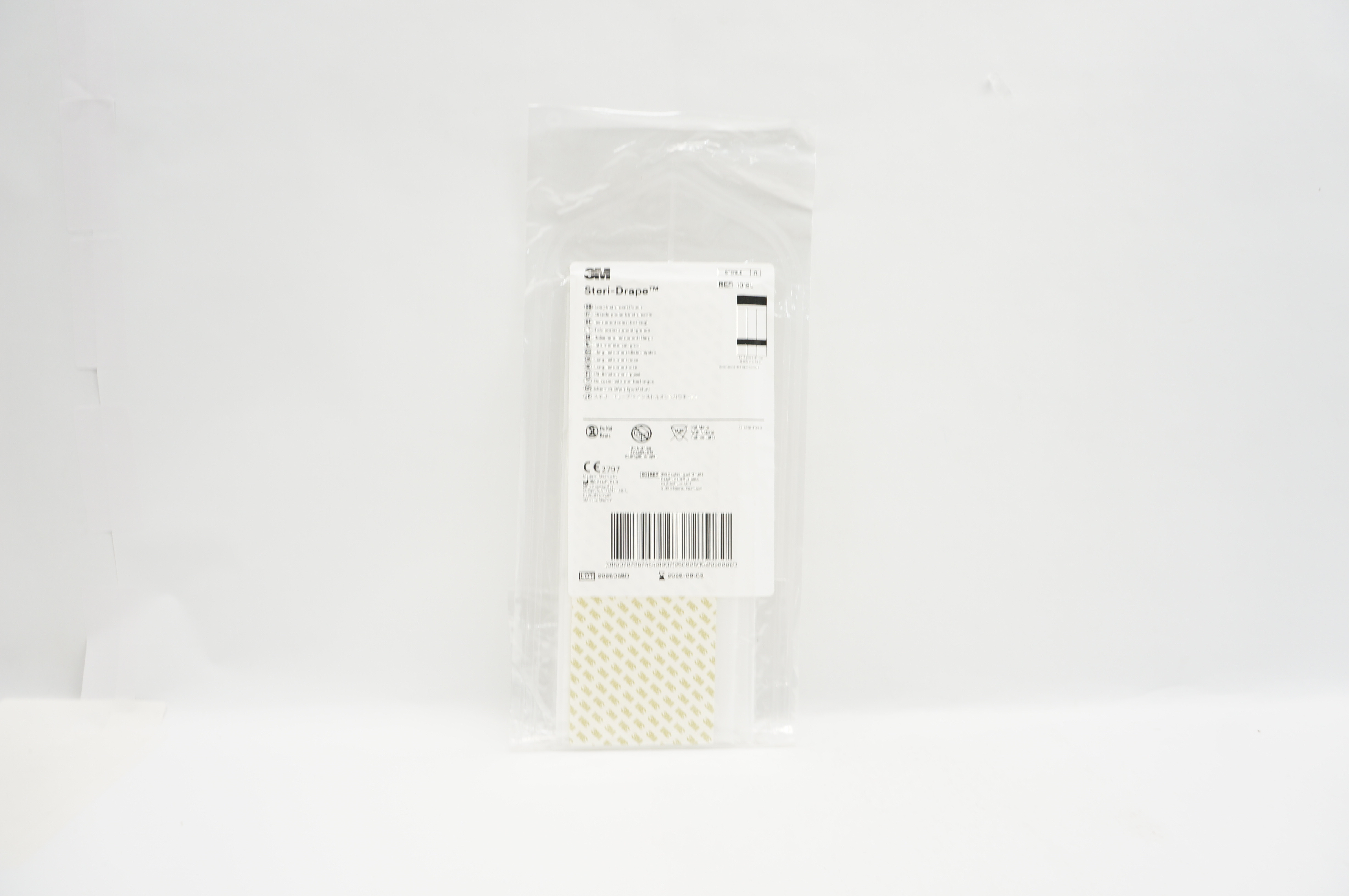 3M 1018L Steri-Drape Long Instrument Pouch 9 5/8 inch x 18 inch