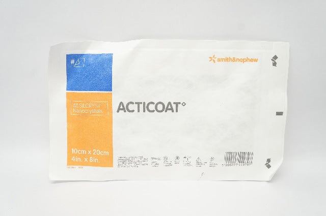 Smith&Nephew 20201 ACTICOAT Silver-Coated Antimicrobial Dressing, 4 x 8inch(x)