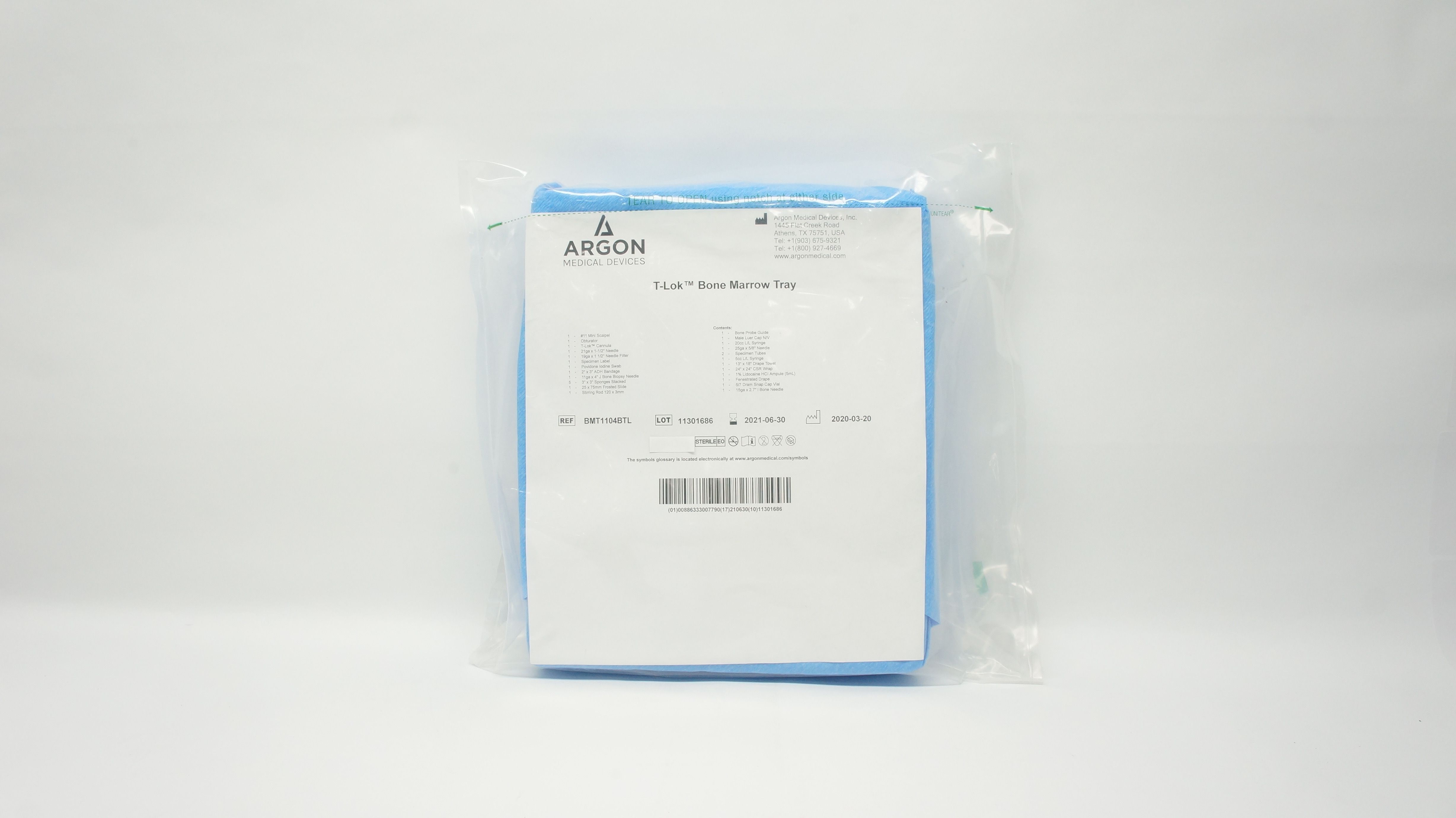 Argon BMT1104BTL T-Lok Bone Marrow Tray (x)