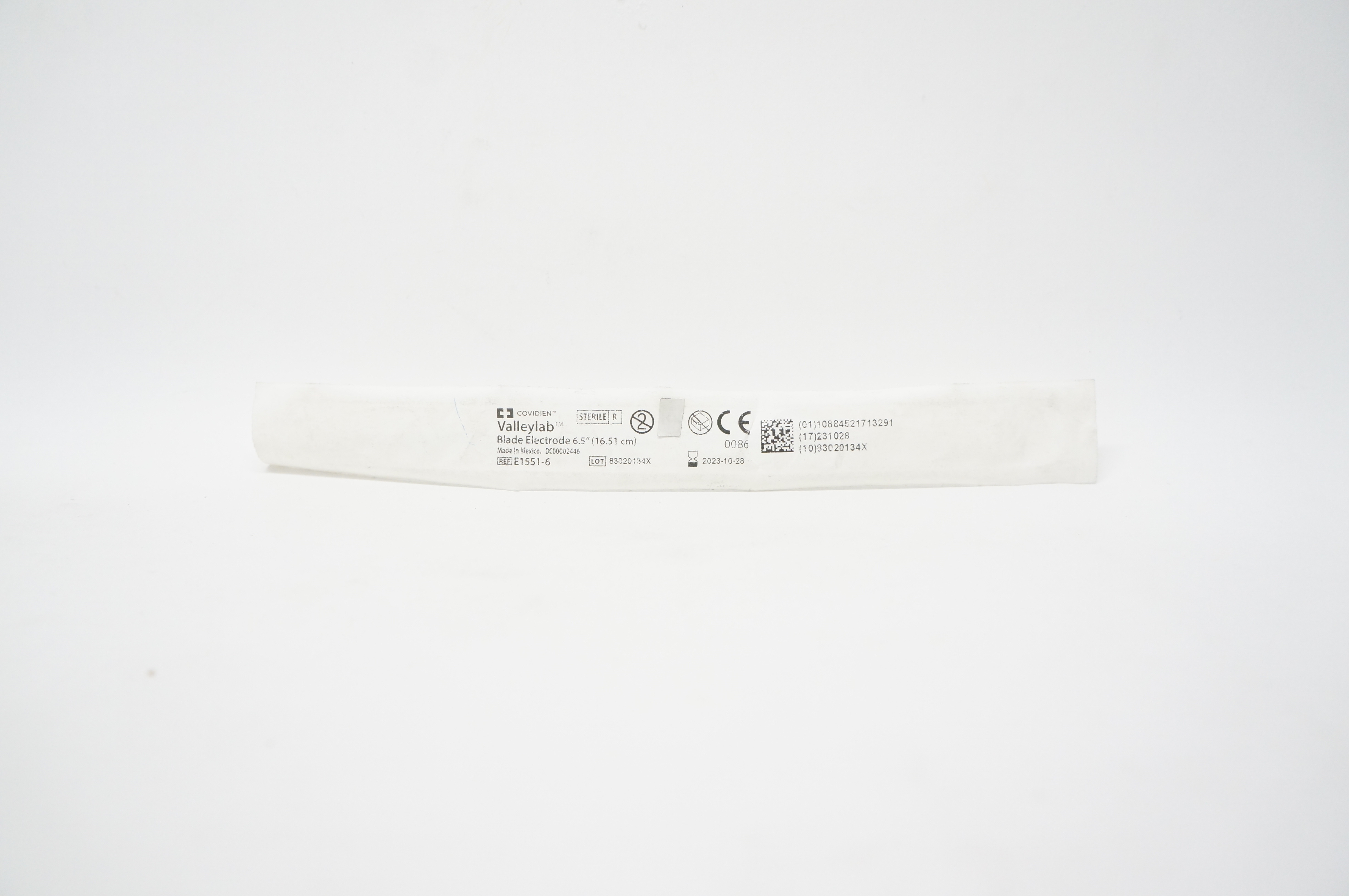 Covidien E1551-6 Valleylab Blade Electrode 6.5inch