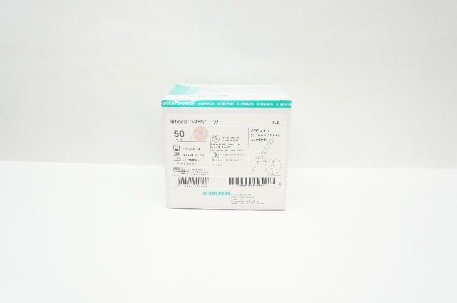 Braun 4253574-02 Introcan Safety IV Cath. 20G x 1 inch, 65ml/min - Box of 50