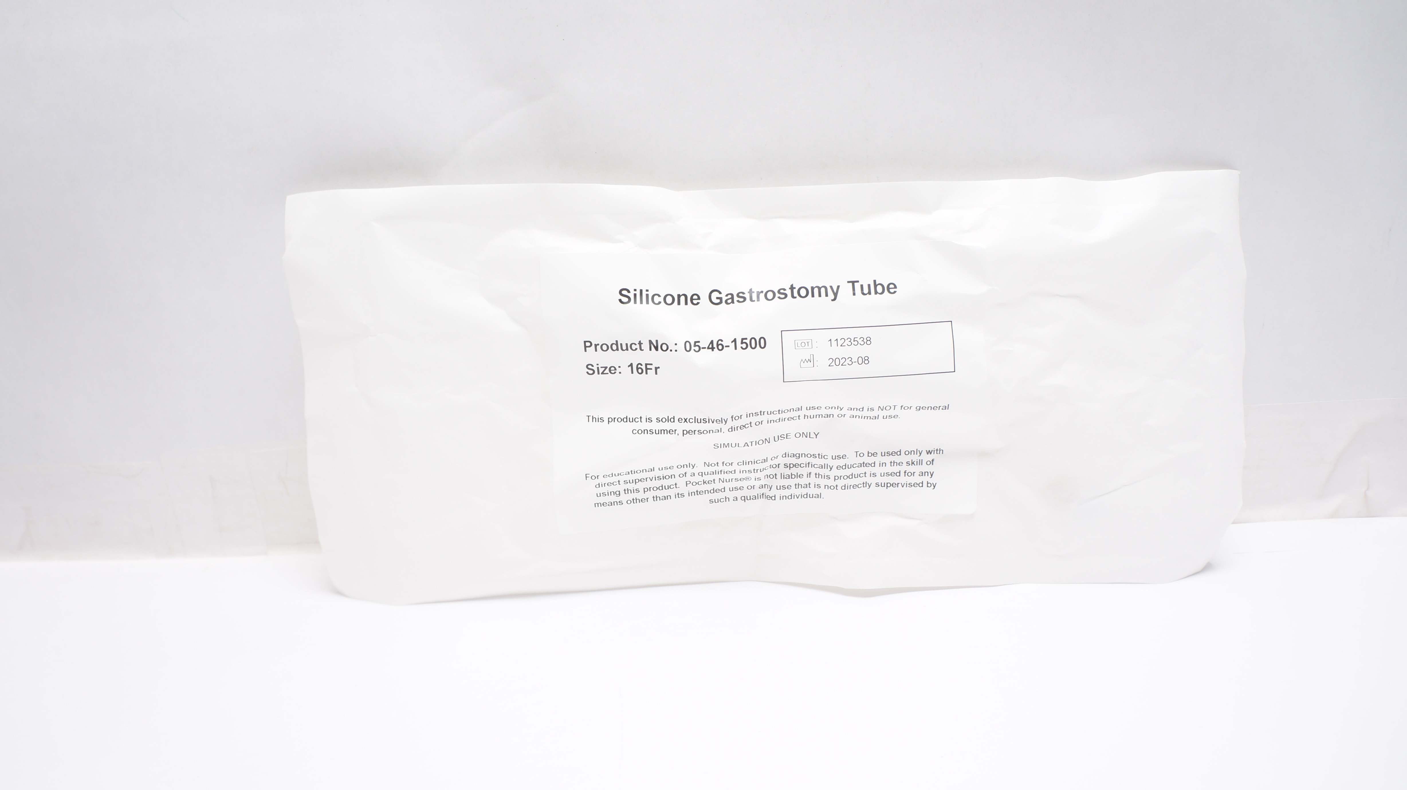 05-46-1500 Silicone Gastrostomy Tube 16Fr