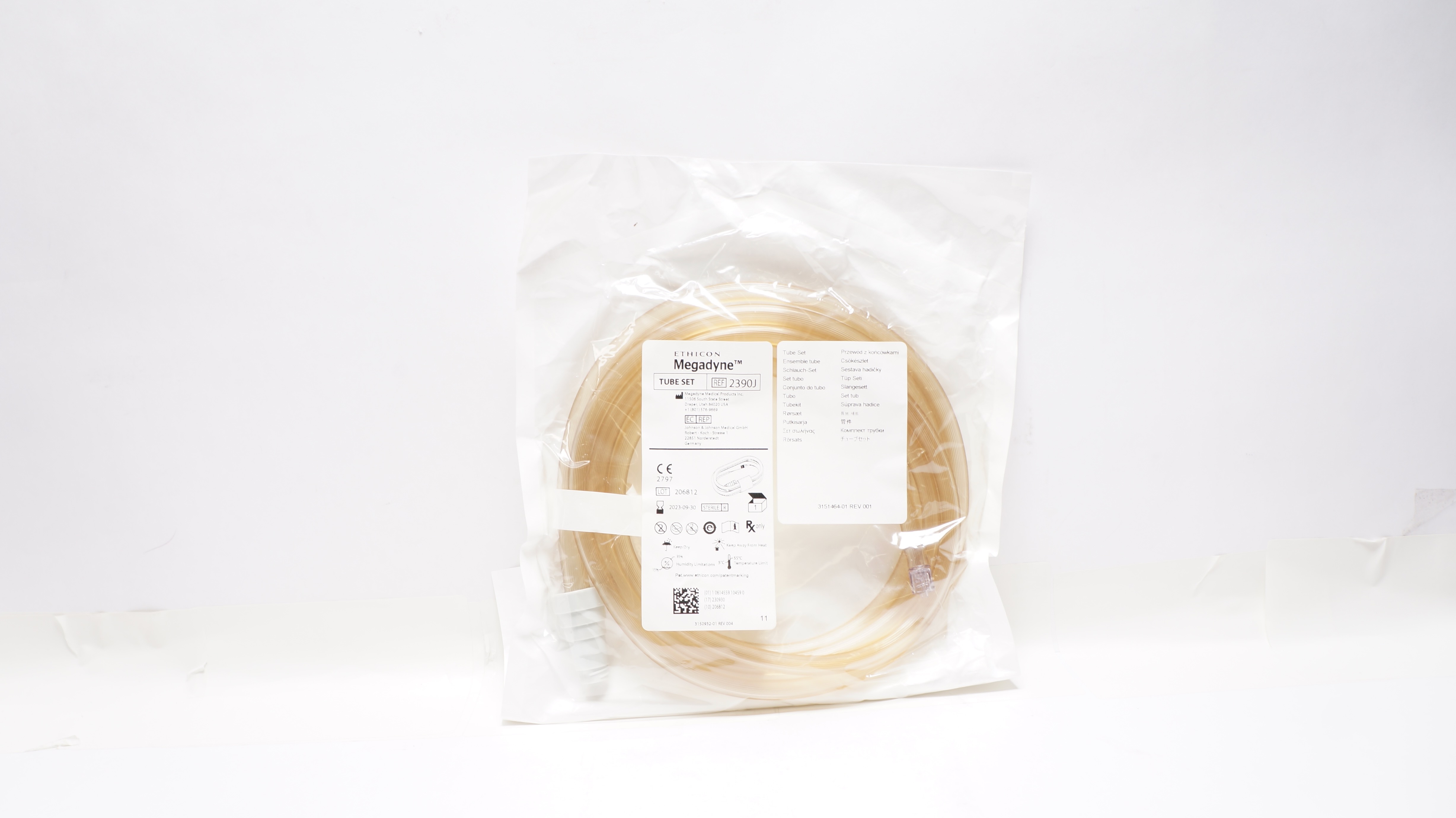 Ethicon 2390J Megadyne Tube Set (x)