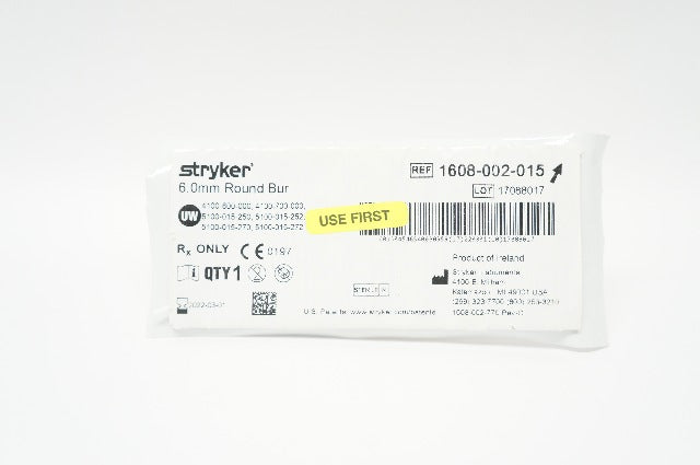 Stryker 1608-002-015 Round Bur 6.0mm (x)