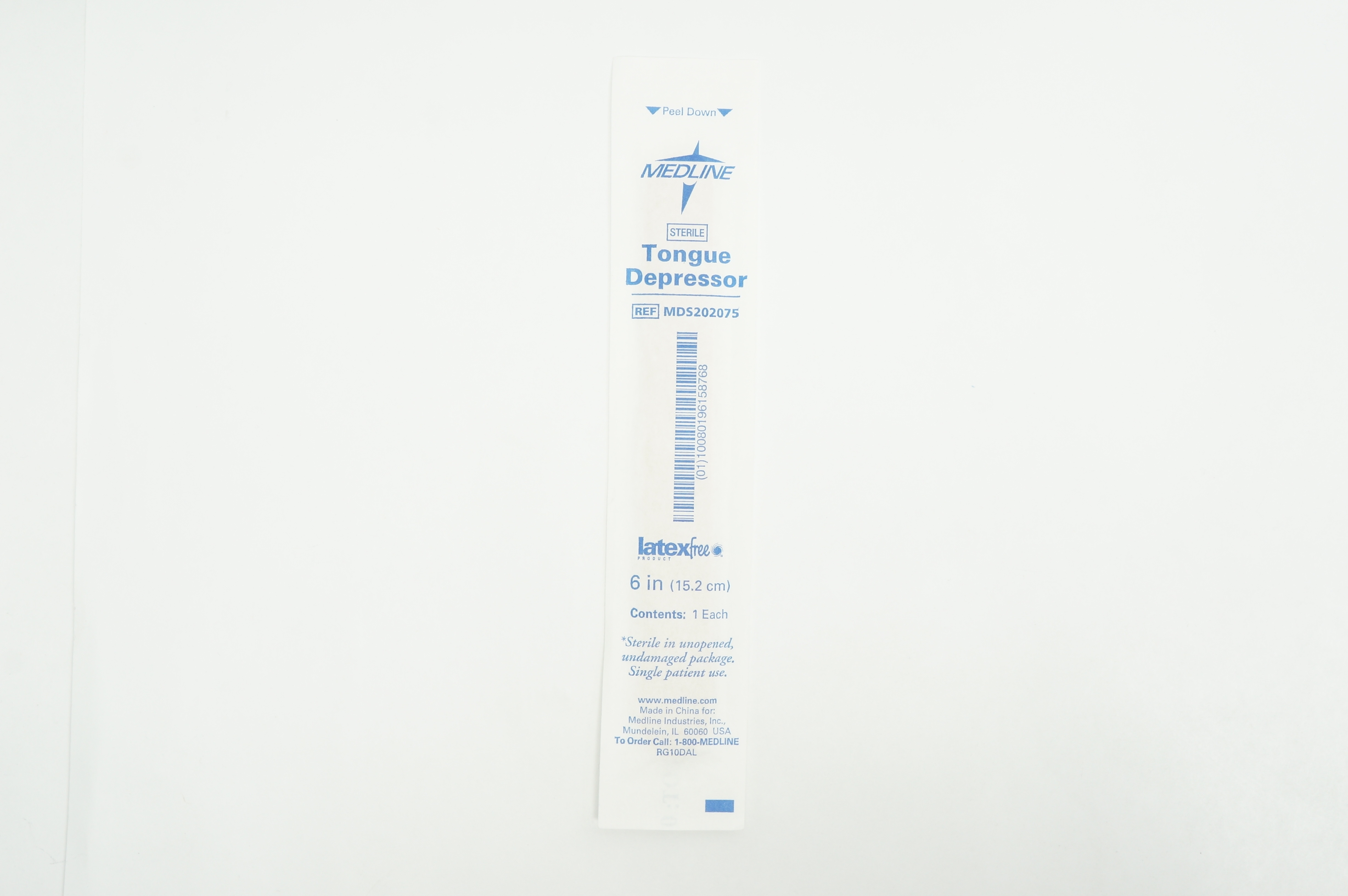 Medline MDS202075 Tongue Depressor 6 inch
