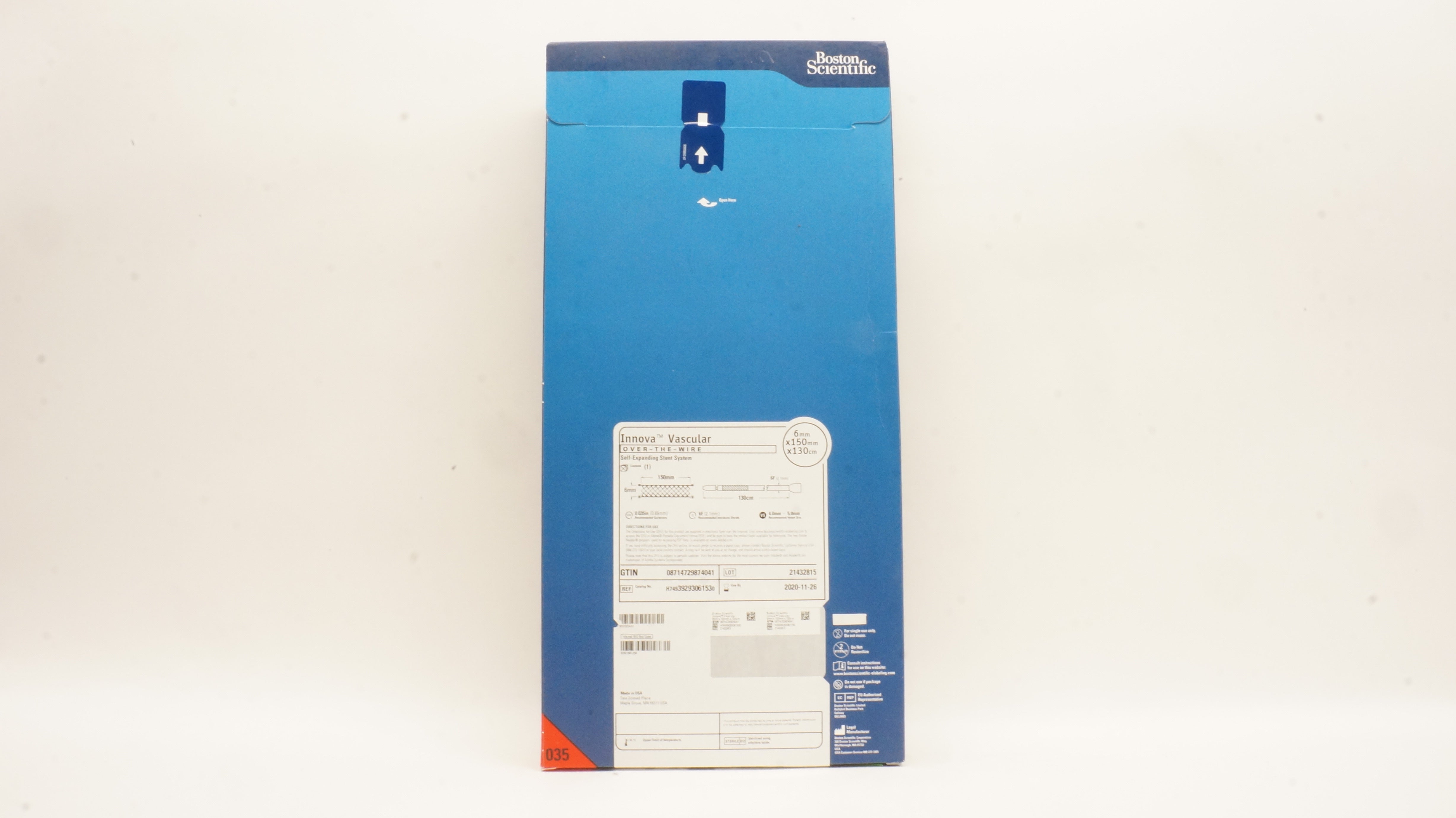 Boston Scientific 3929306153 Self-Expanding Stnt System 6mm x 150mm x 130cm(x)