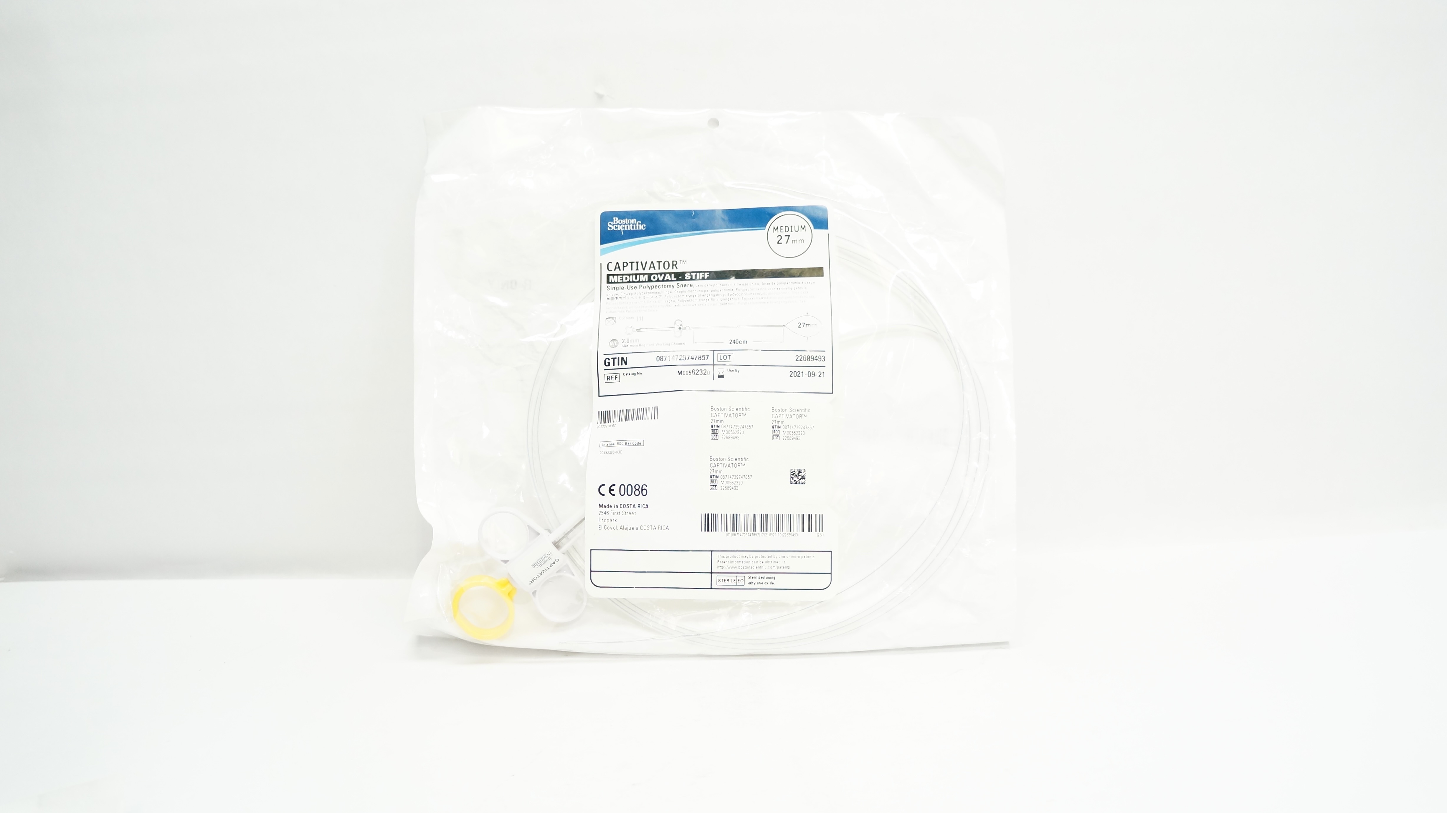 Boston Scientific 6232 Captivator Polypectomy Snare Medium Oval 27mm (x)