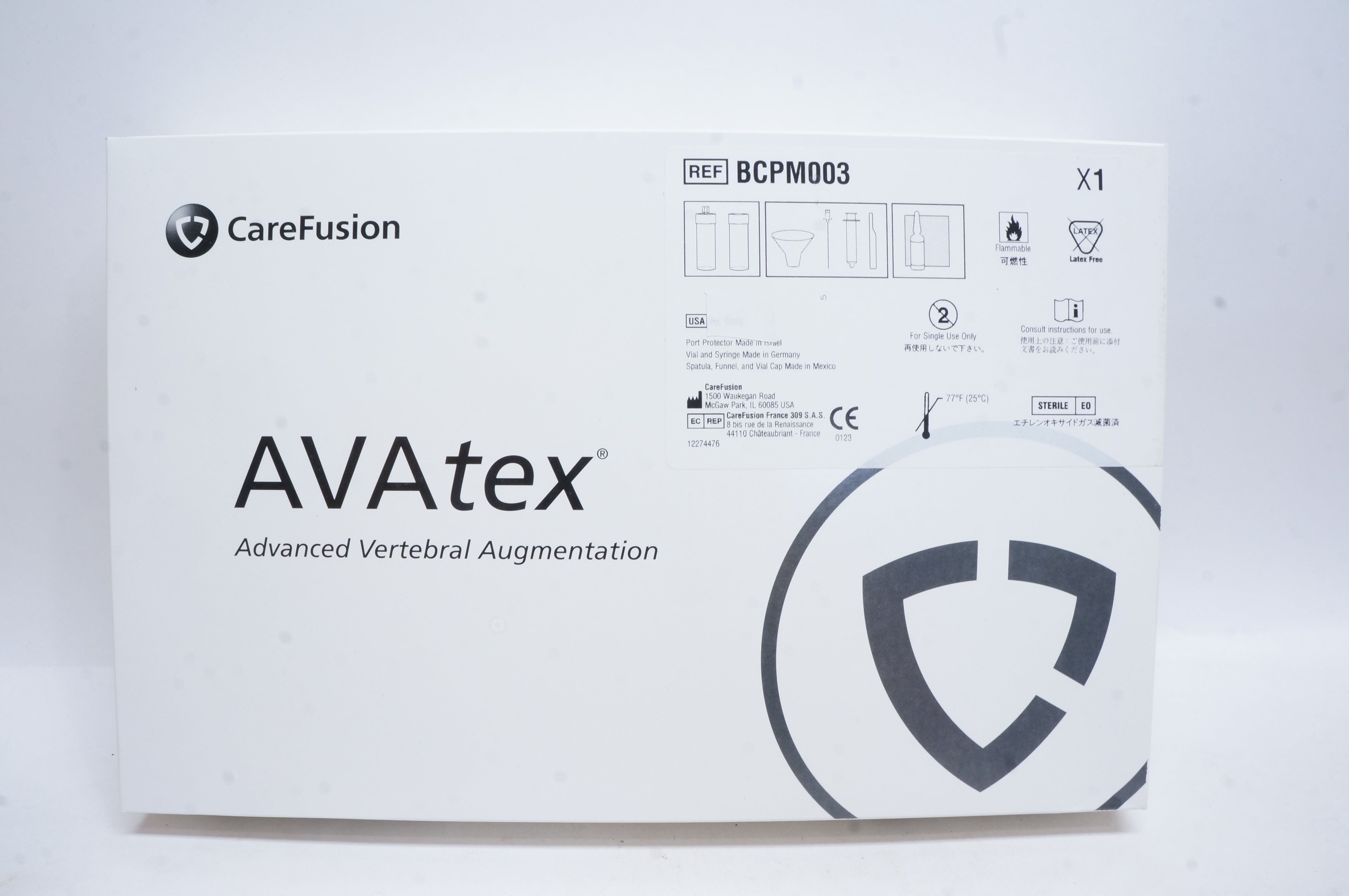 CareFusion BCPM003 AVAtex Advanced Vertebral Augmentation (x)