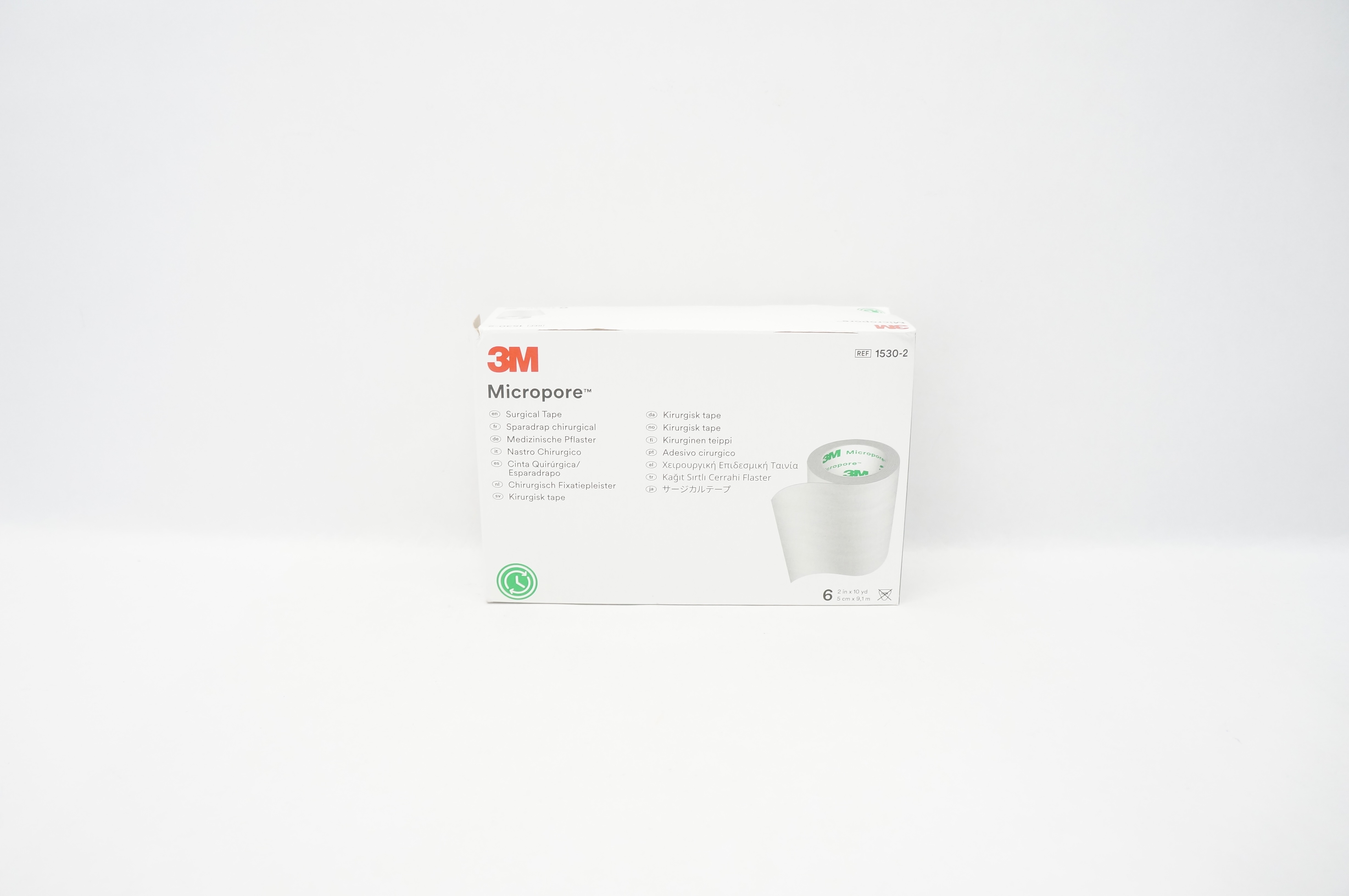 3M 1530-2 Micropore Surgical Tape 2inch x 10yd - Box of 6