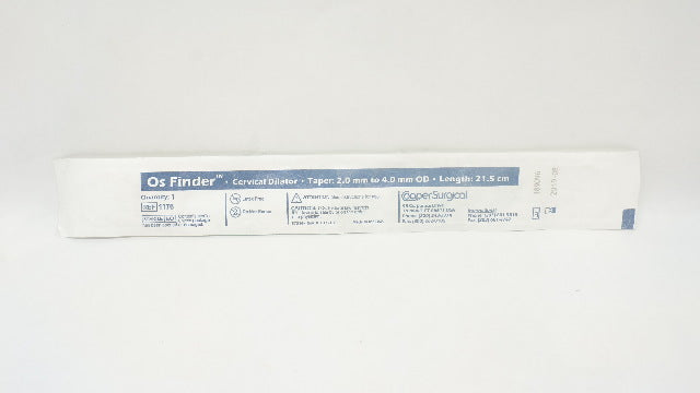 Cooper Surgical 1176 Os Finder Cervical Dilator Taper 2.0-4.0mm OD x 21.5cm (x)