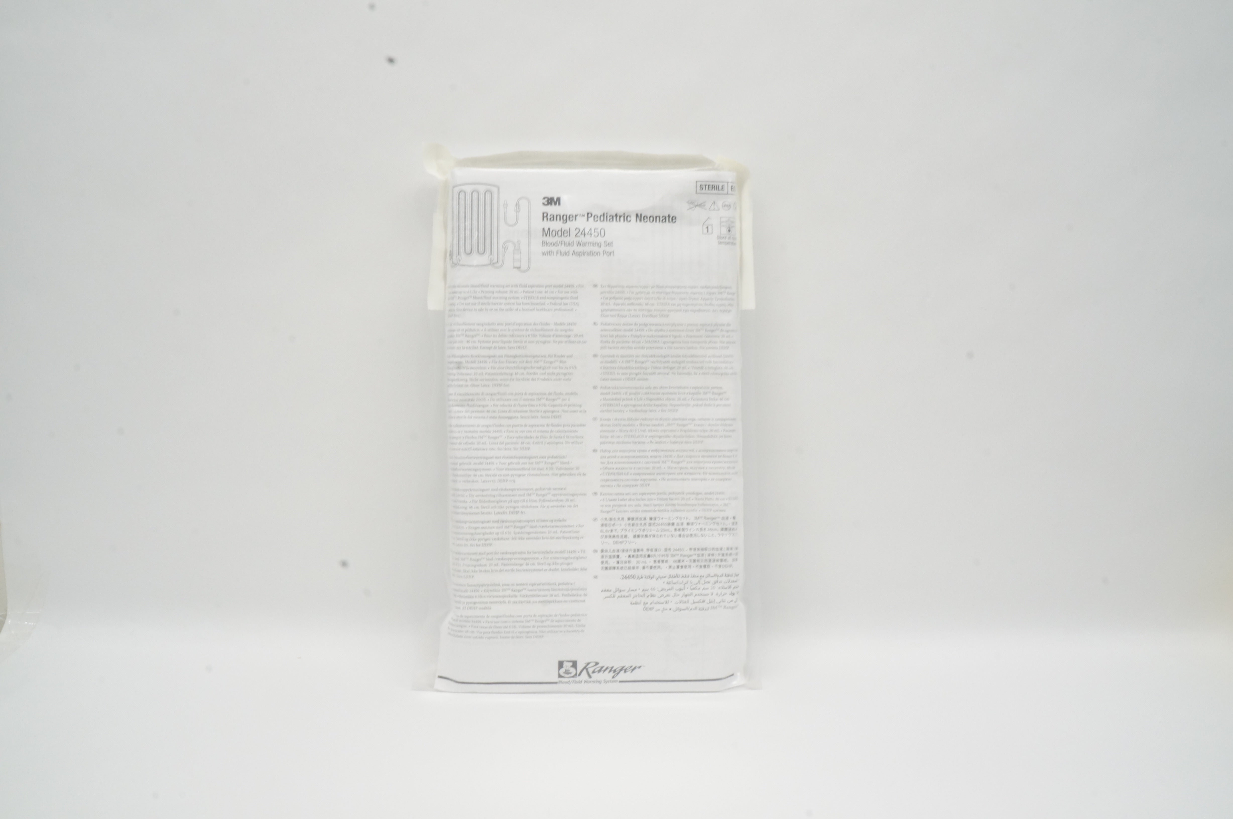 3M 24450 Ranger Pediatric Neonate Blood / Fluid Warming Set  20mL (x)