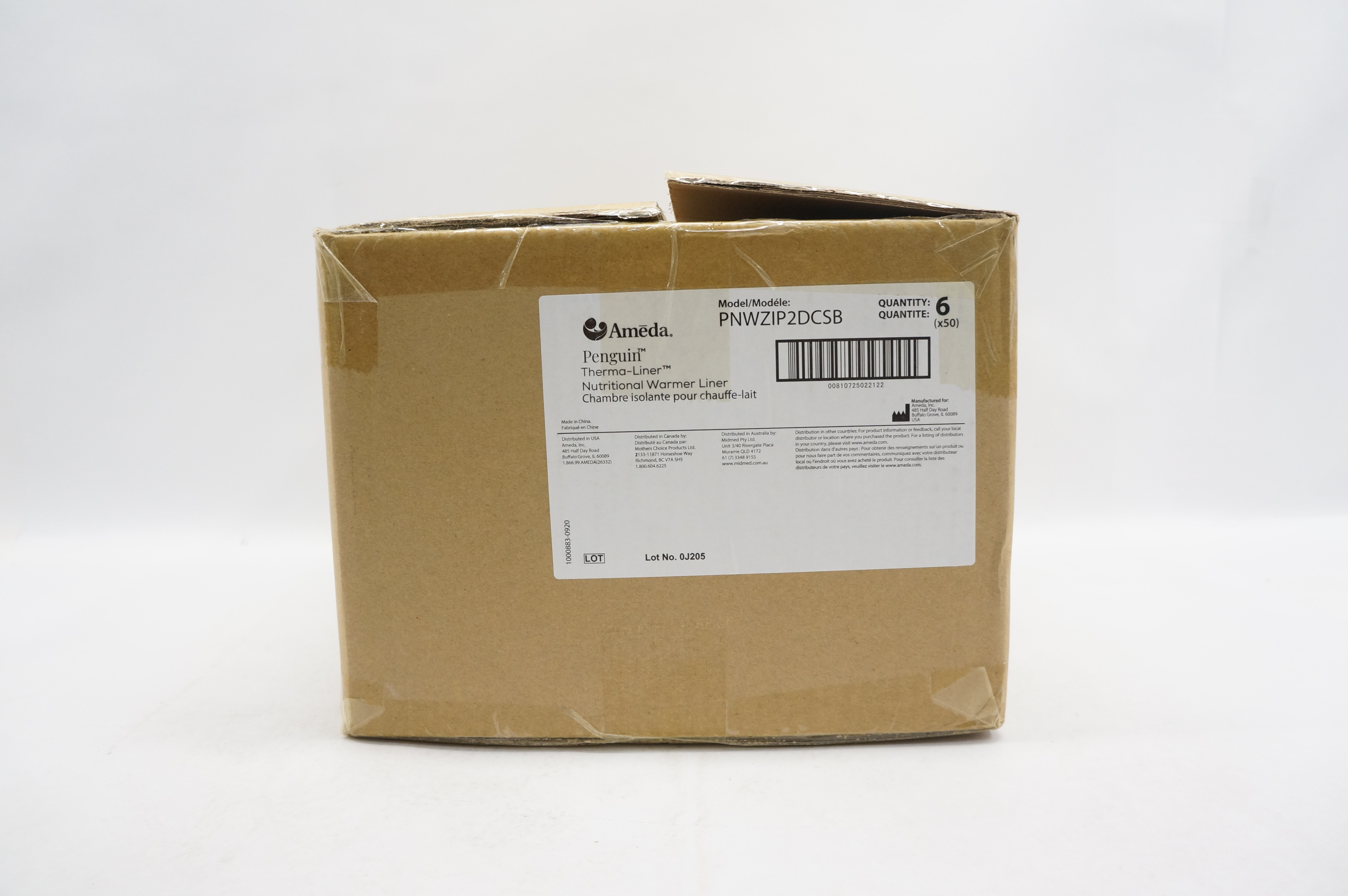 Ameda PNWZIP2DCSB Penguin Therma-Liner Nutritional Warmer-Liner - Box of 300