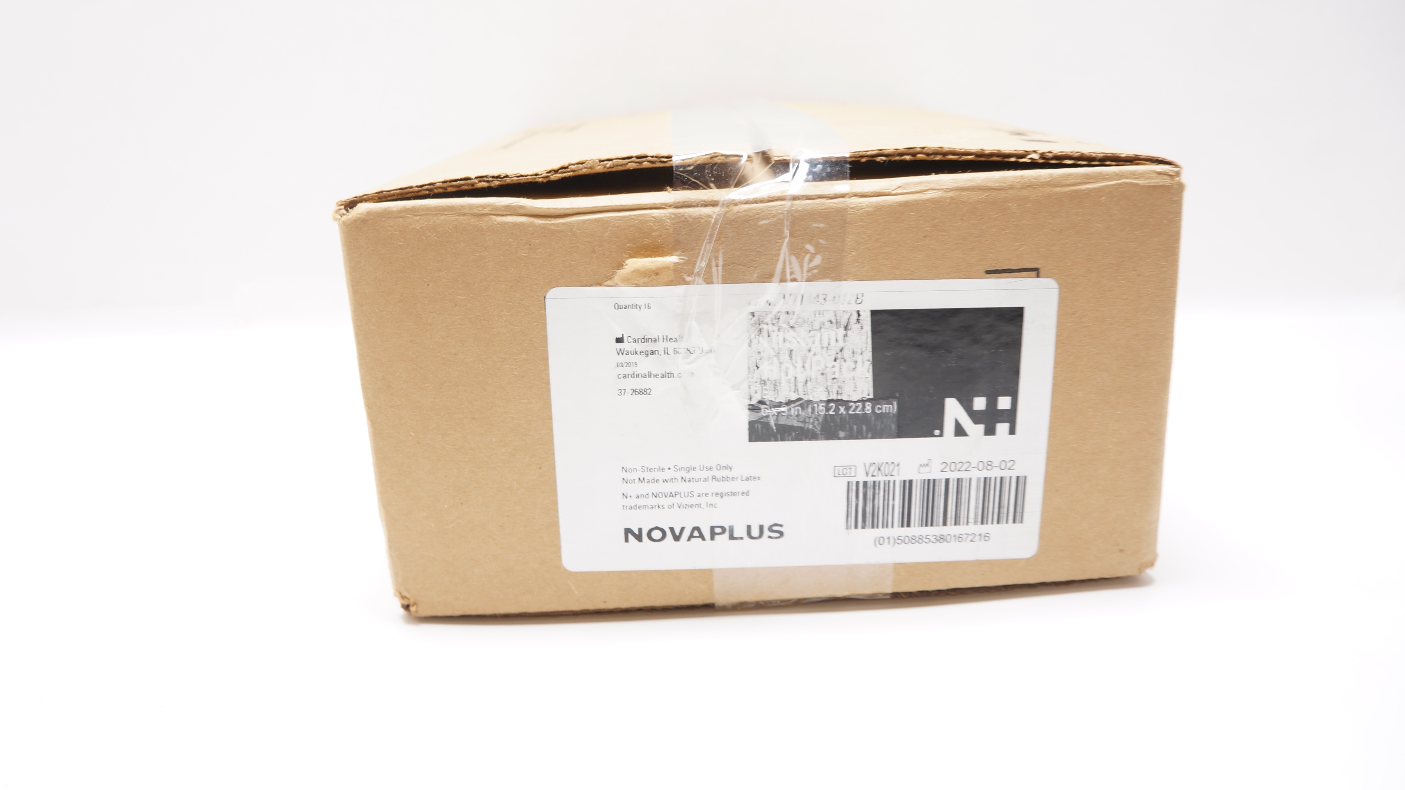 Cardinal Health V11443-012B Novaplus Instant Hot Pack 6 x 9inch Large -Box of 16