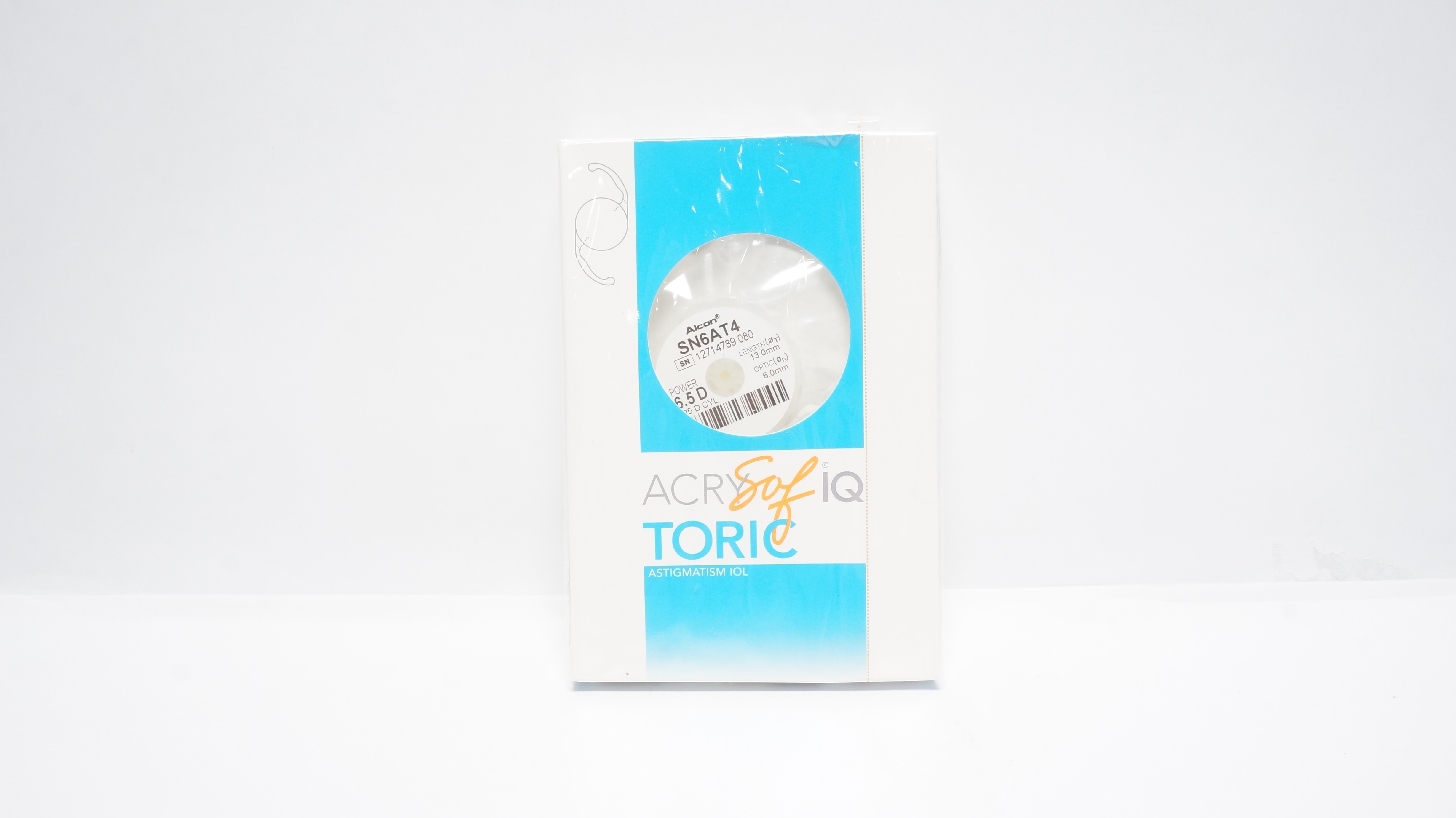 Alcon SN6AT4 ACRYSof IQ Toric Astigmatism IOL 26.5D 2.25CYL 113.0mm x 6.0mm (x)