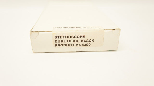 04300 Stethoscope Dual Head Black