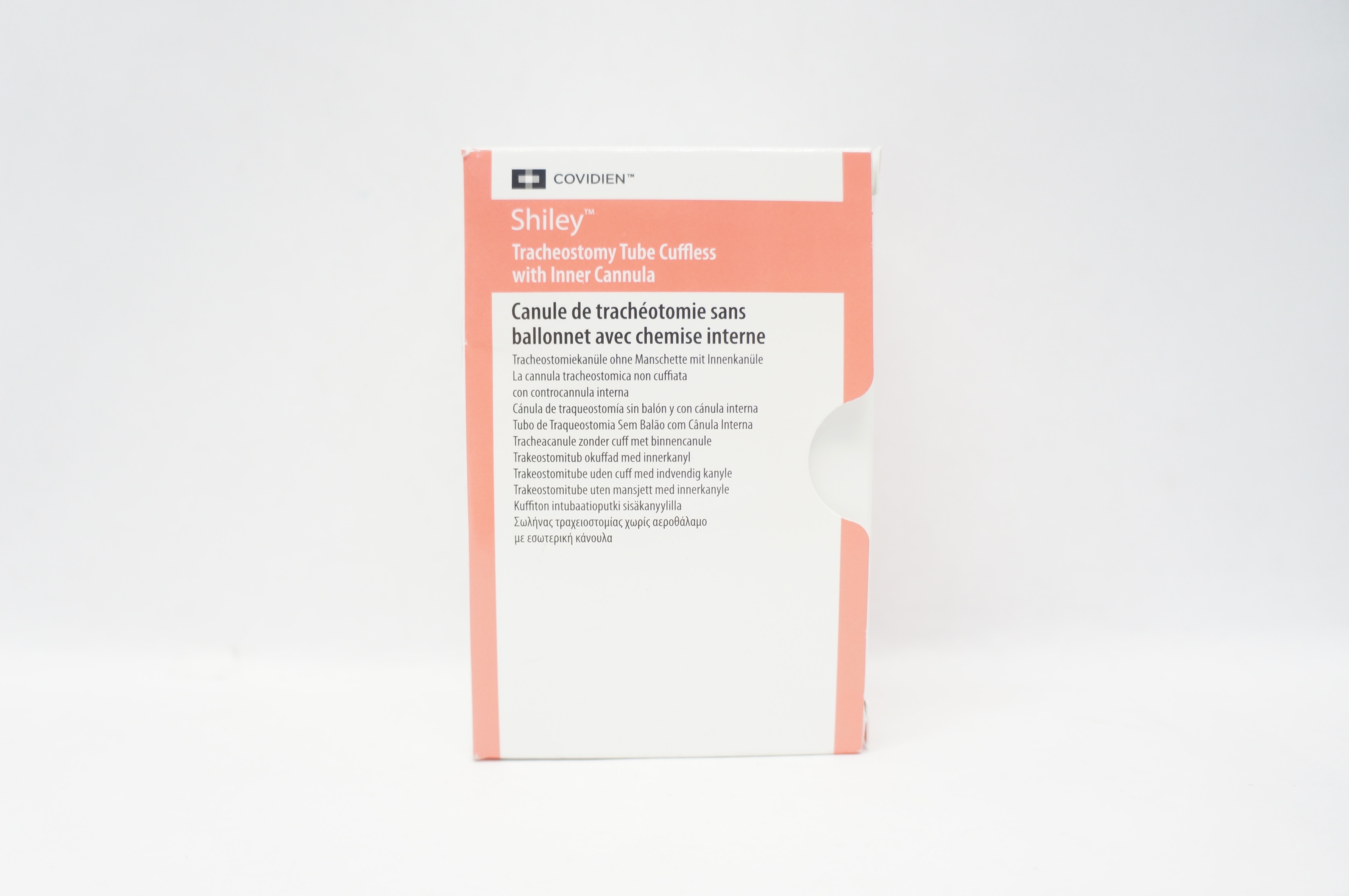 Covidien 8CFS Shiley Tracheostomy Tube Cuffless 7.6 ID x 12.2 OD x 81mm