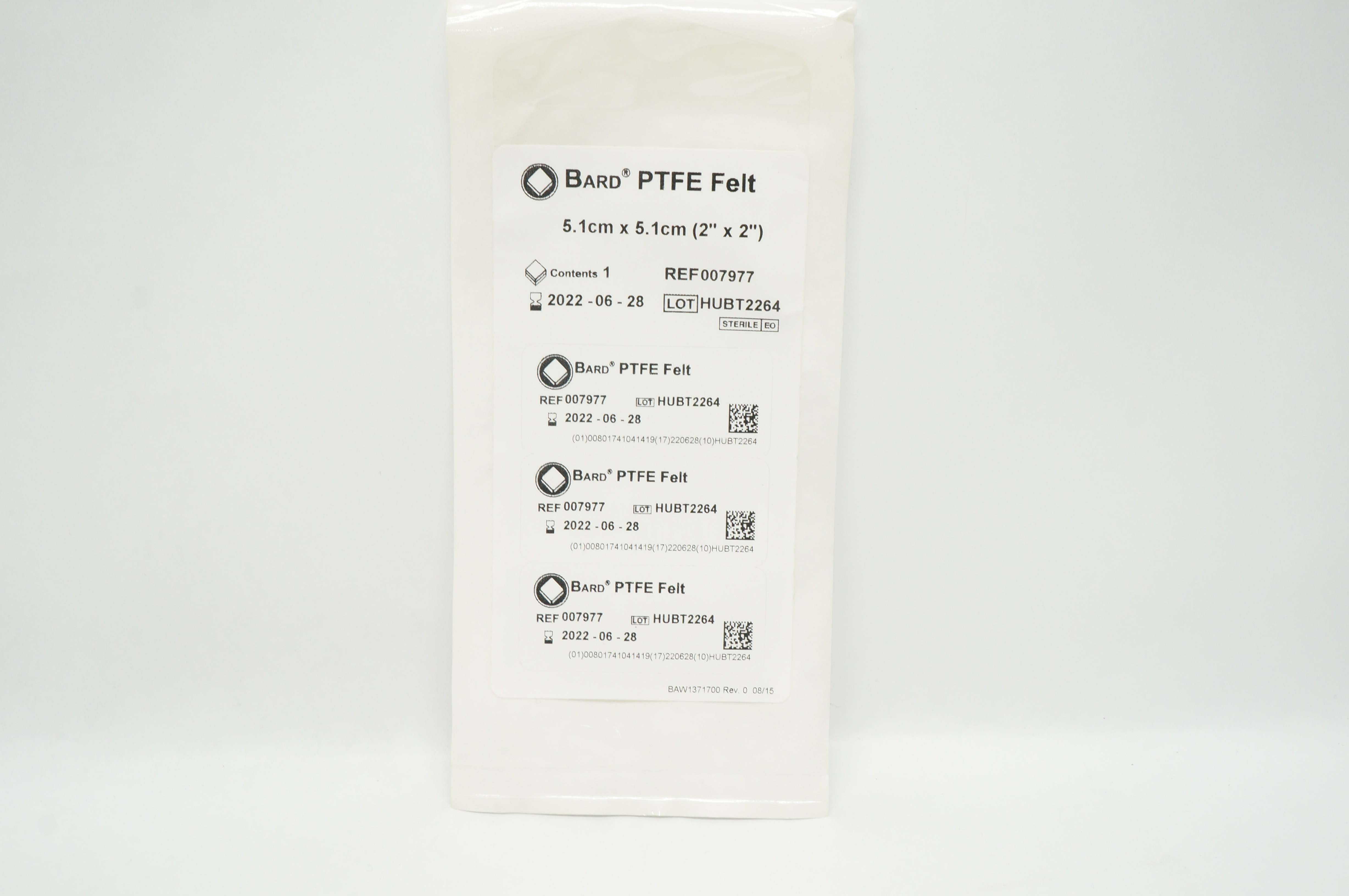 Bard 007977 PTFE Felt 2inch x 2inch