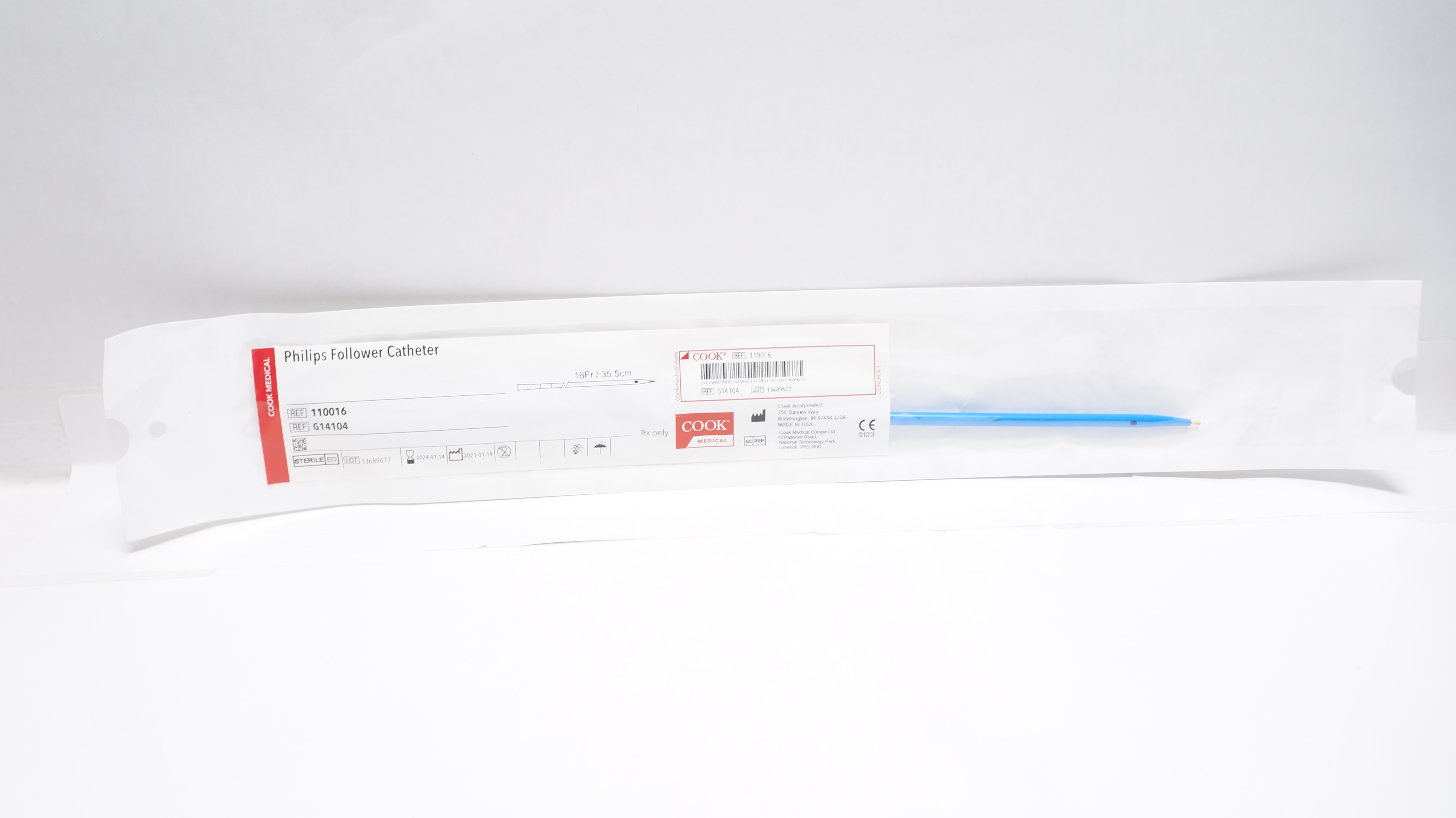 Cook Medical G14104 Philips Follower Dilator 16Fr x 35.5cm
