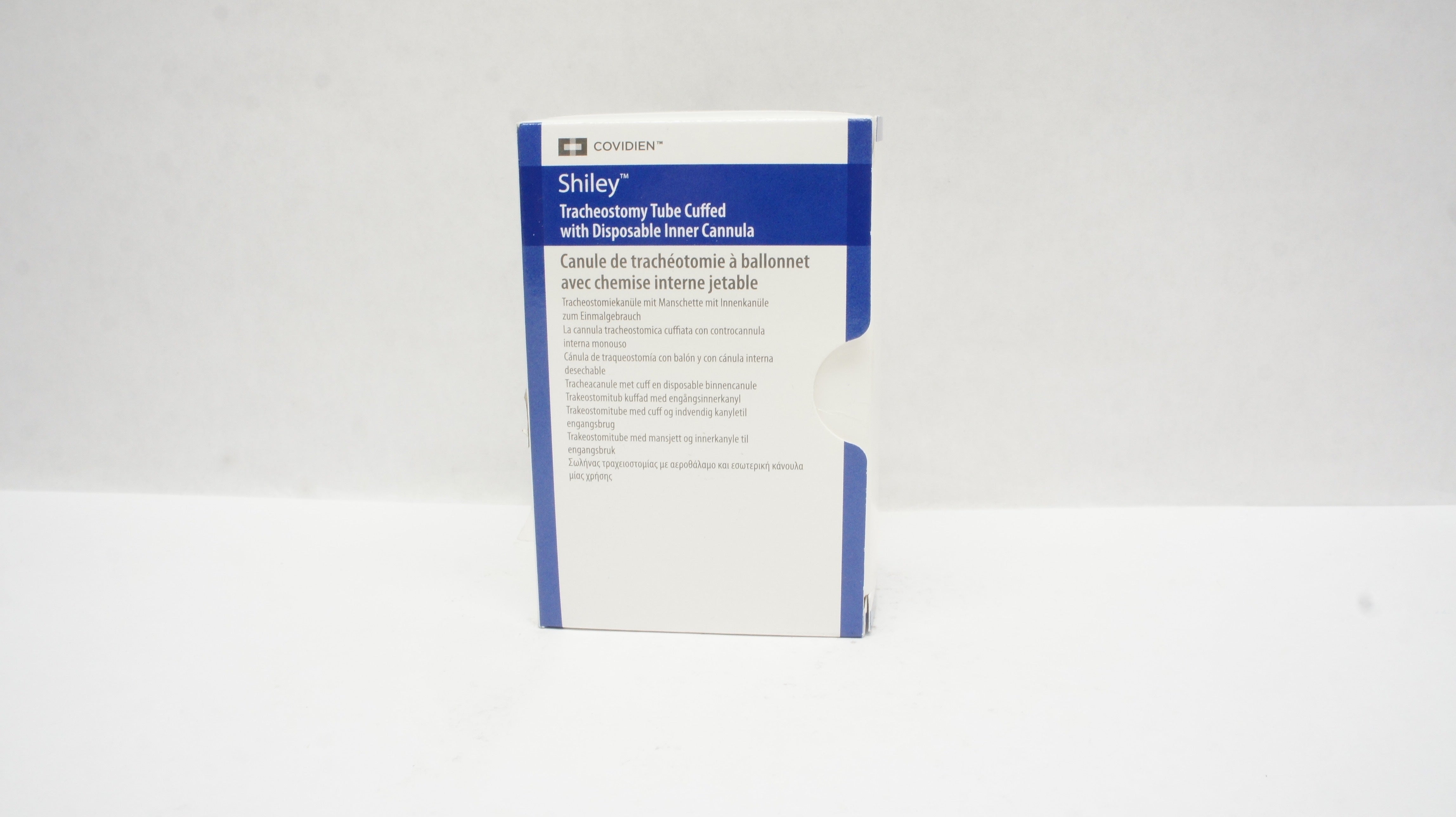 Covidien 6DCT Shiley Tracheostomy Tube Cuffed 6.4 I.D. x 10.8 O.D. x 24.0 x 74mm