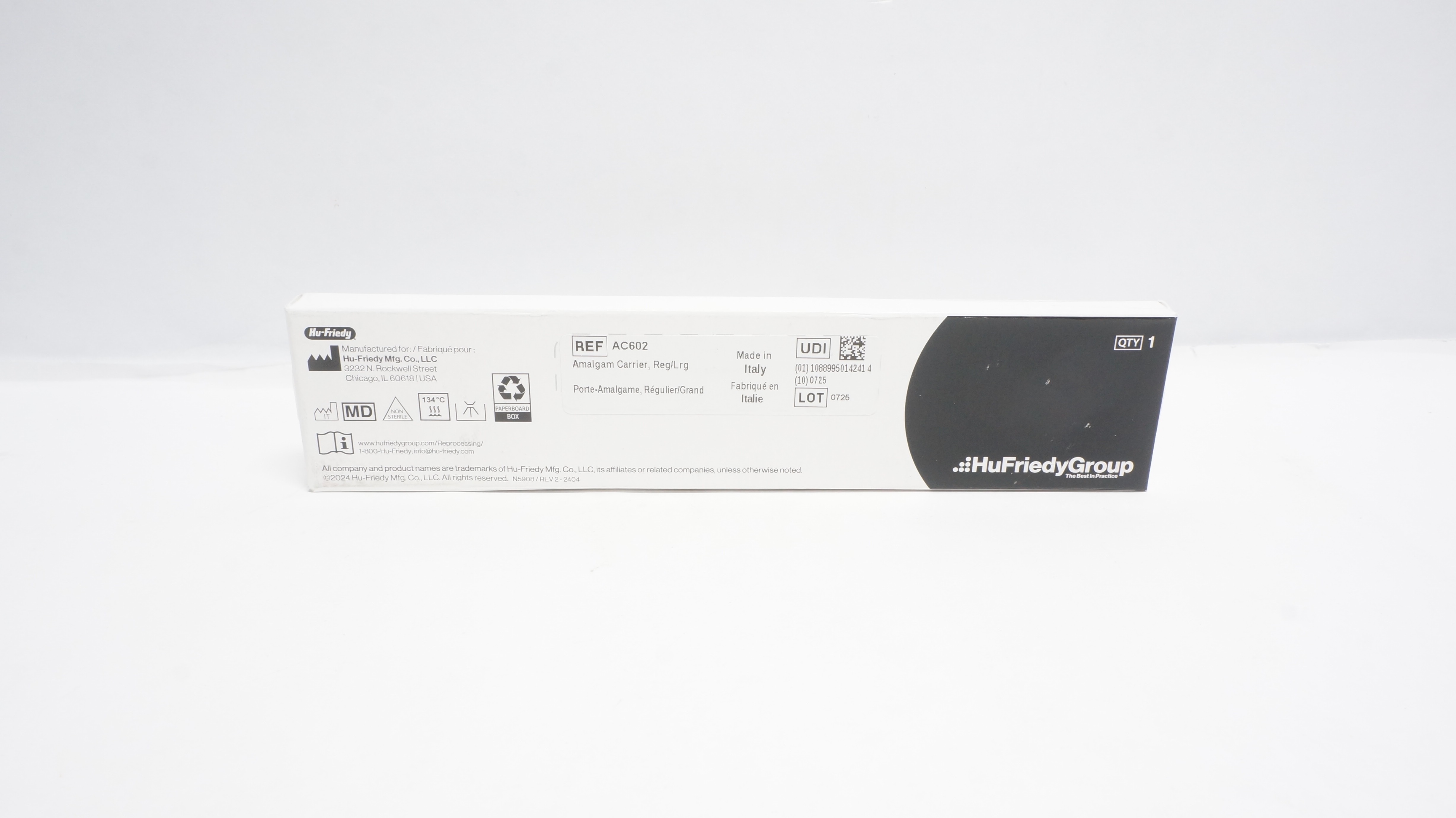 Hu-Friedy AC602 Amalgam Carrier, Red/Lrg