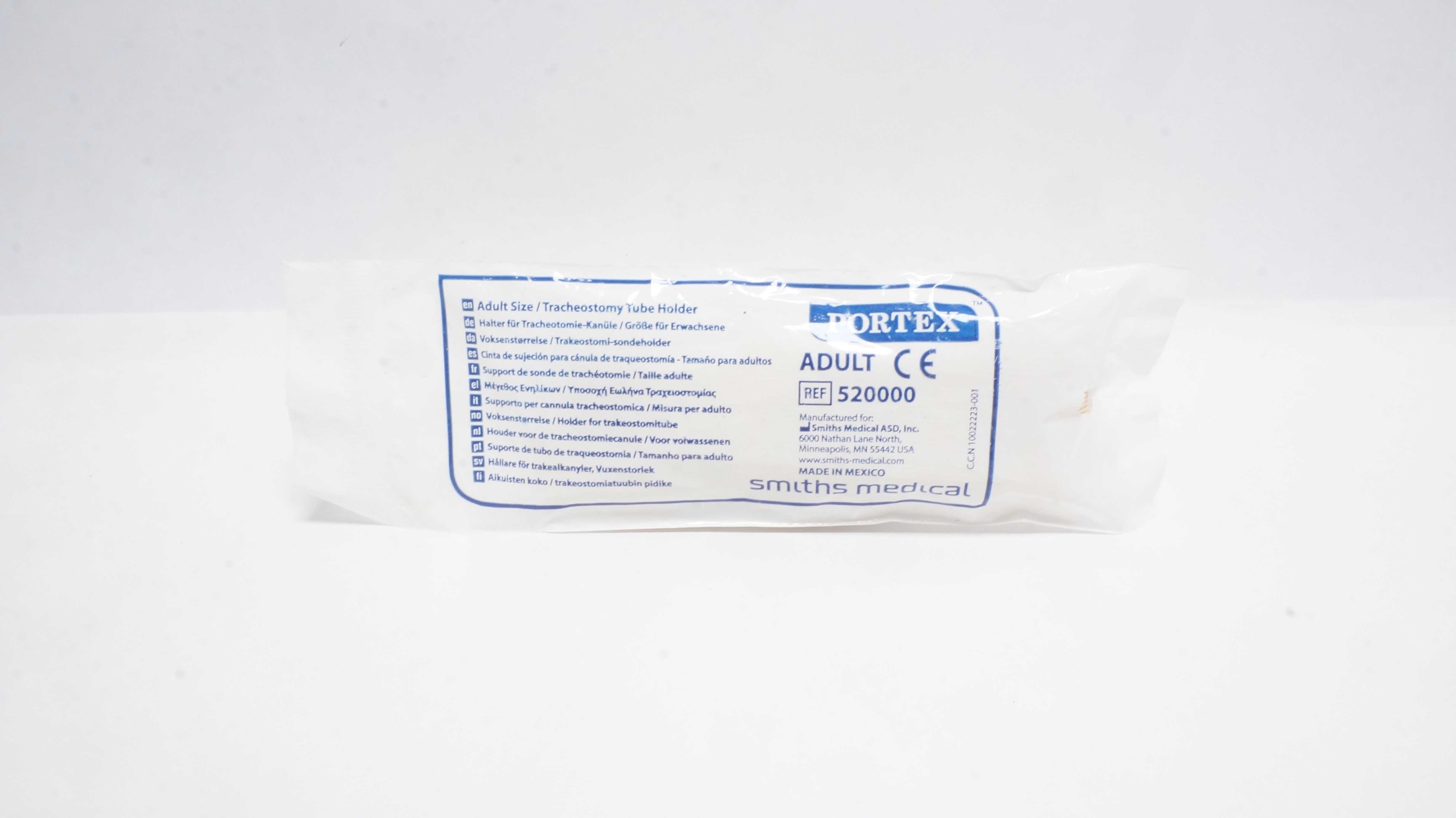 Smiths Medical 520000 Portex Tracheostomy Tube Holder Adult (x)