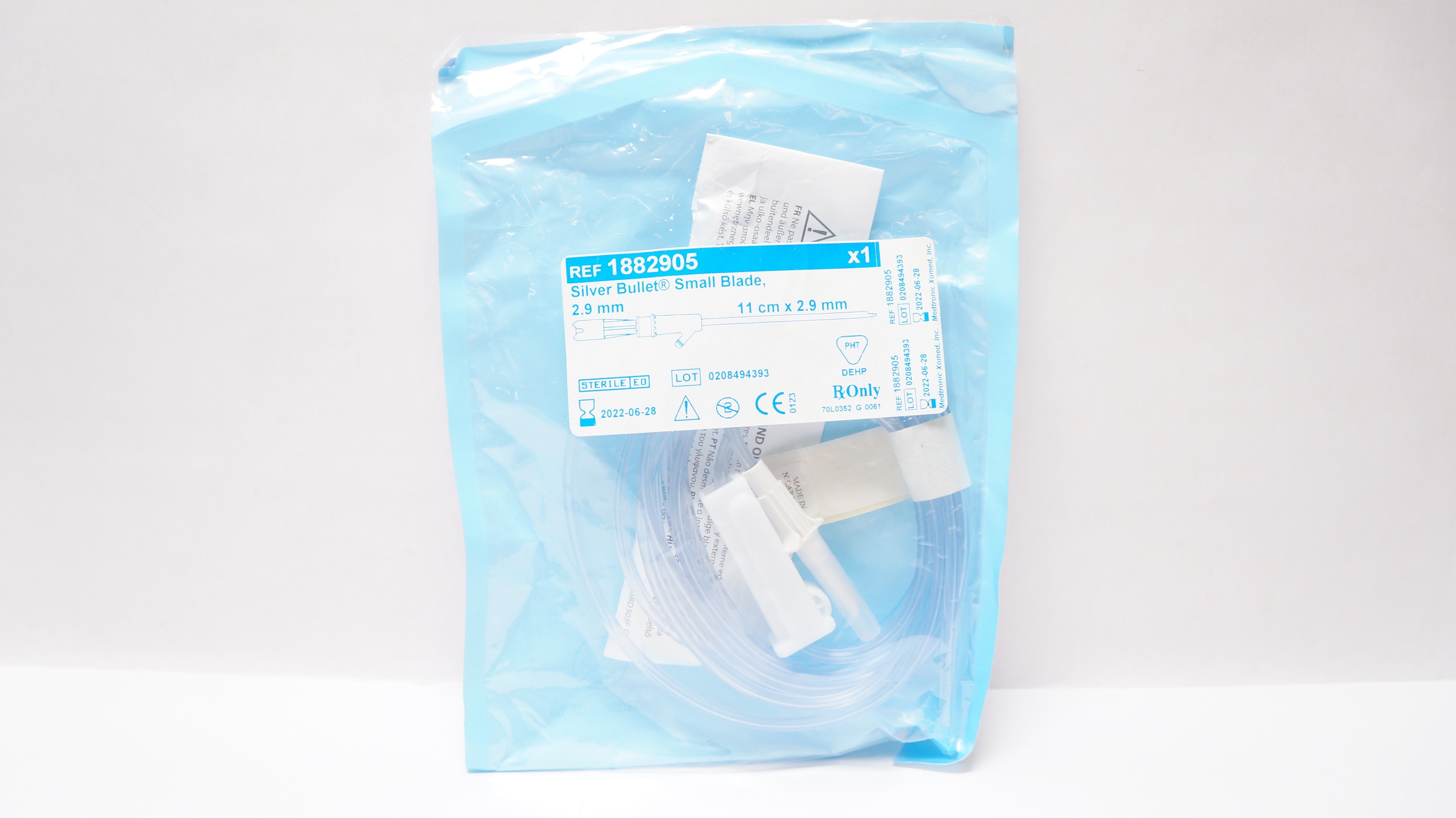 Medtronic 1882905 Silver Bullet Blade 11cm x 2.9mm (x)